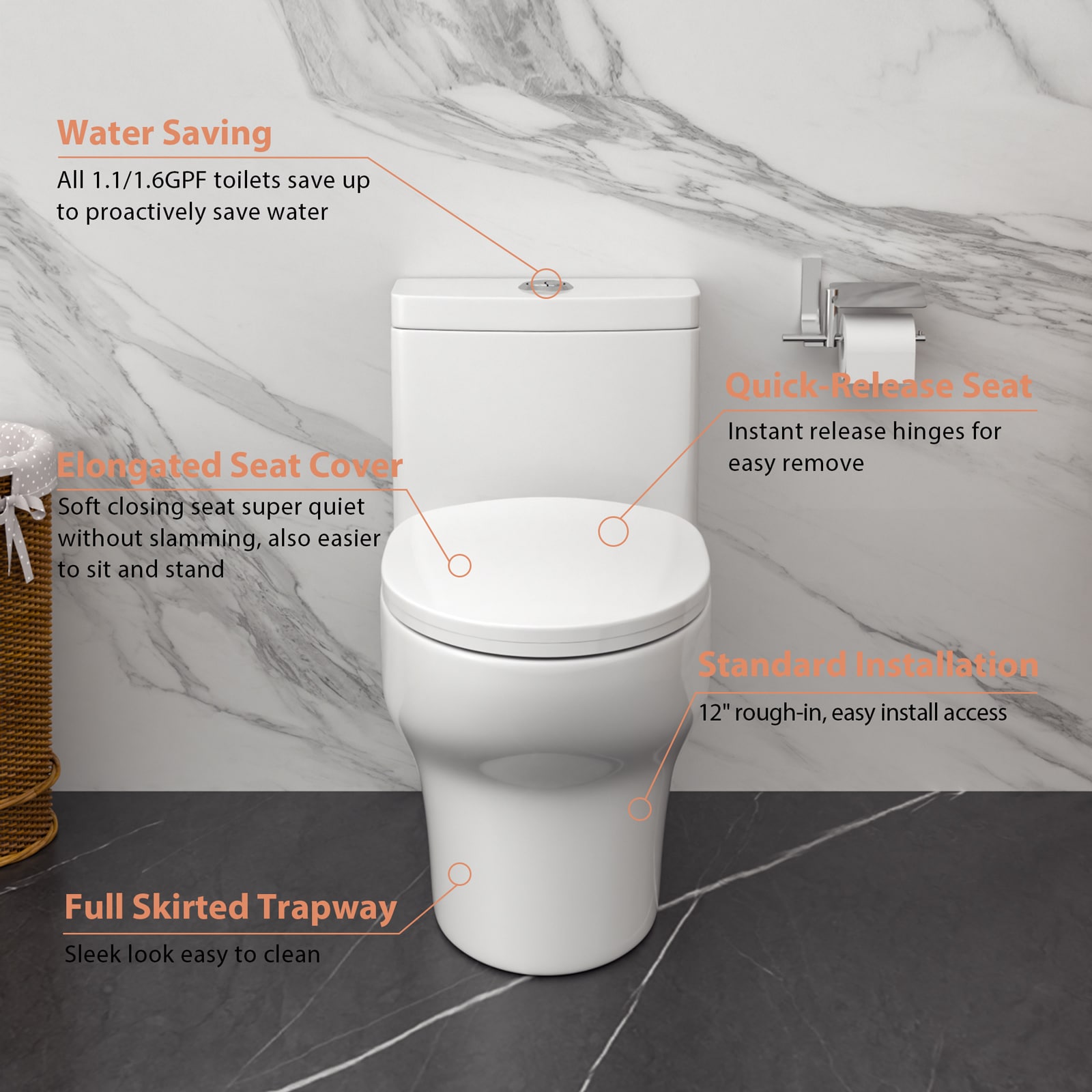 Lordear LD-BATHMA76C toilets - View #5
