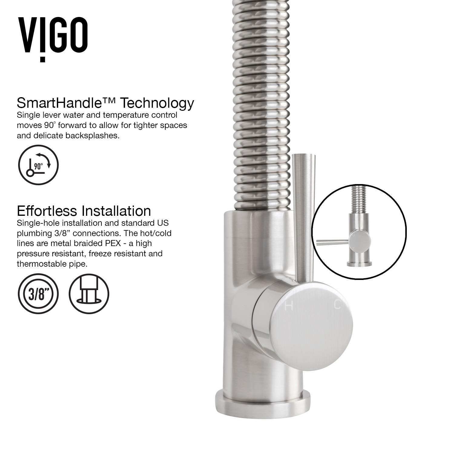 VIGO VG02003ST Kitchen-Faucets - View #7