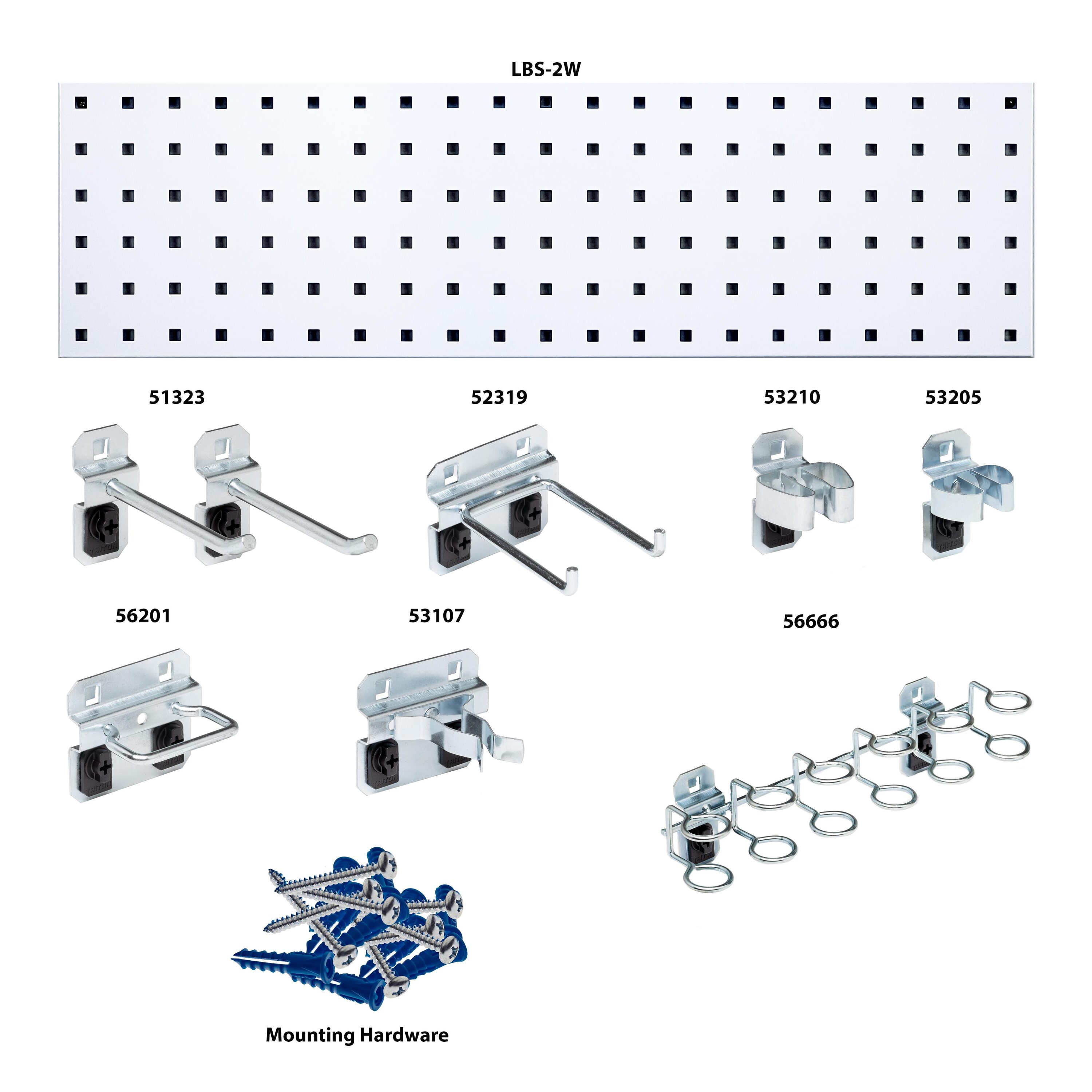 Triton Products LBS31T-WHT Pegboard-Acc - View #2