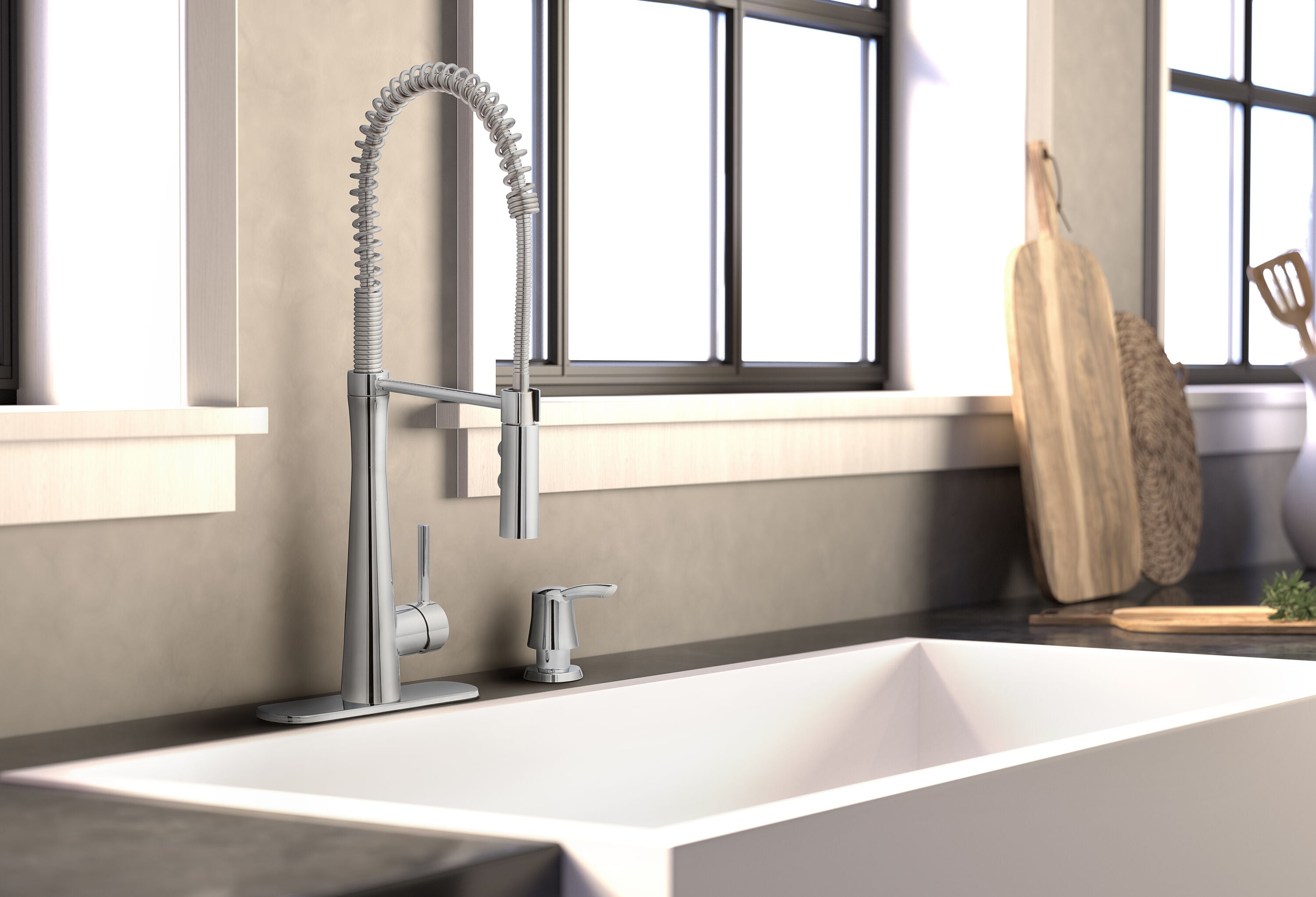 allen + roth 21-K152HCCP-AR Kitchen-Faucets - View #5