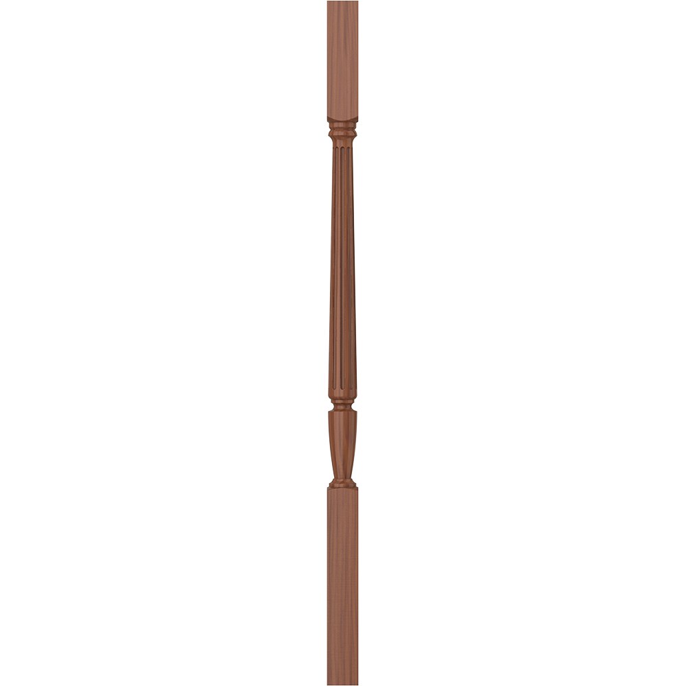 L.J. Smith Stair Systems LJF-2005-C 38 38-in x 1.75-in Unfinished Cherry Square Top Stair Baluster