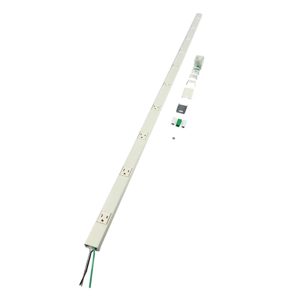 Wiremold V20GB506+ 5-ft 10 -Outlet Indoor Off-white Power Strip
