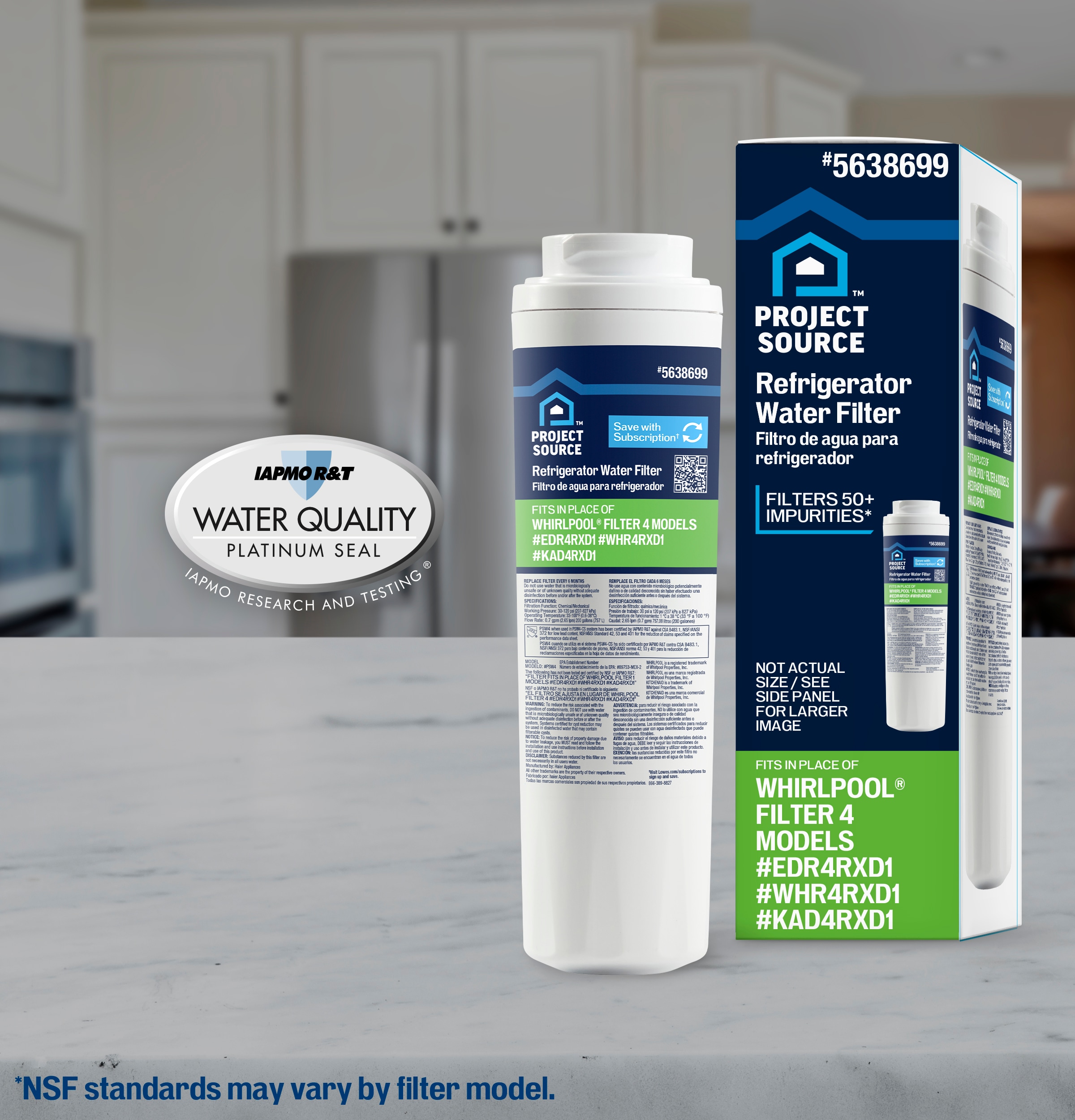 Project Source PSW4 Refrigerator-Water-Filters - View #4
