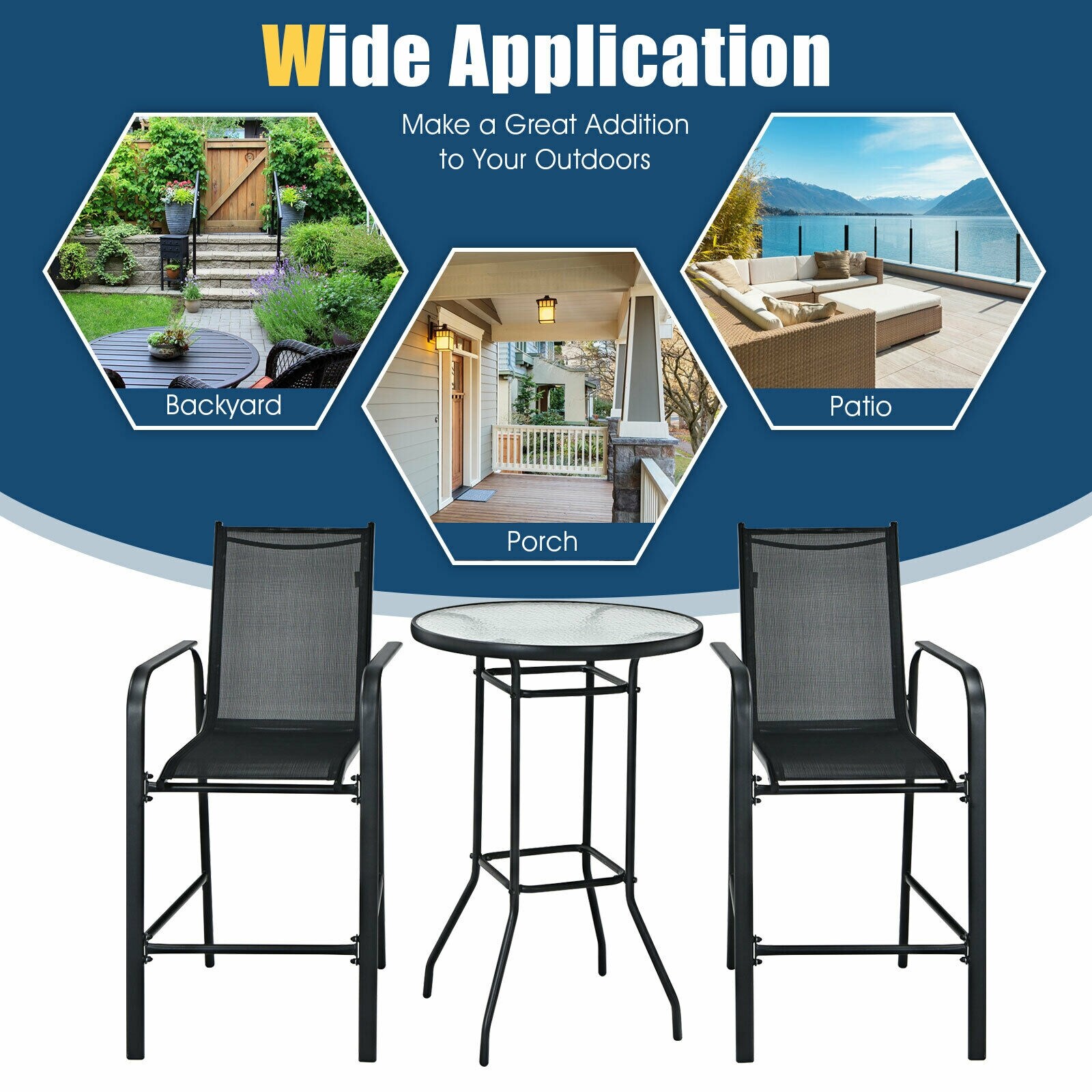 Forclover DASE-54002 Patio-Conversation-Sets - View #6