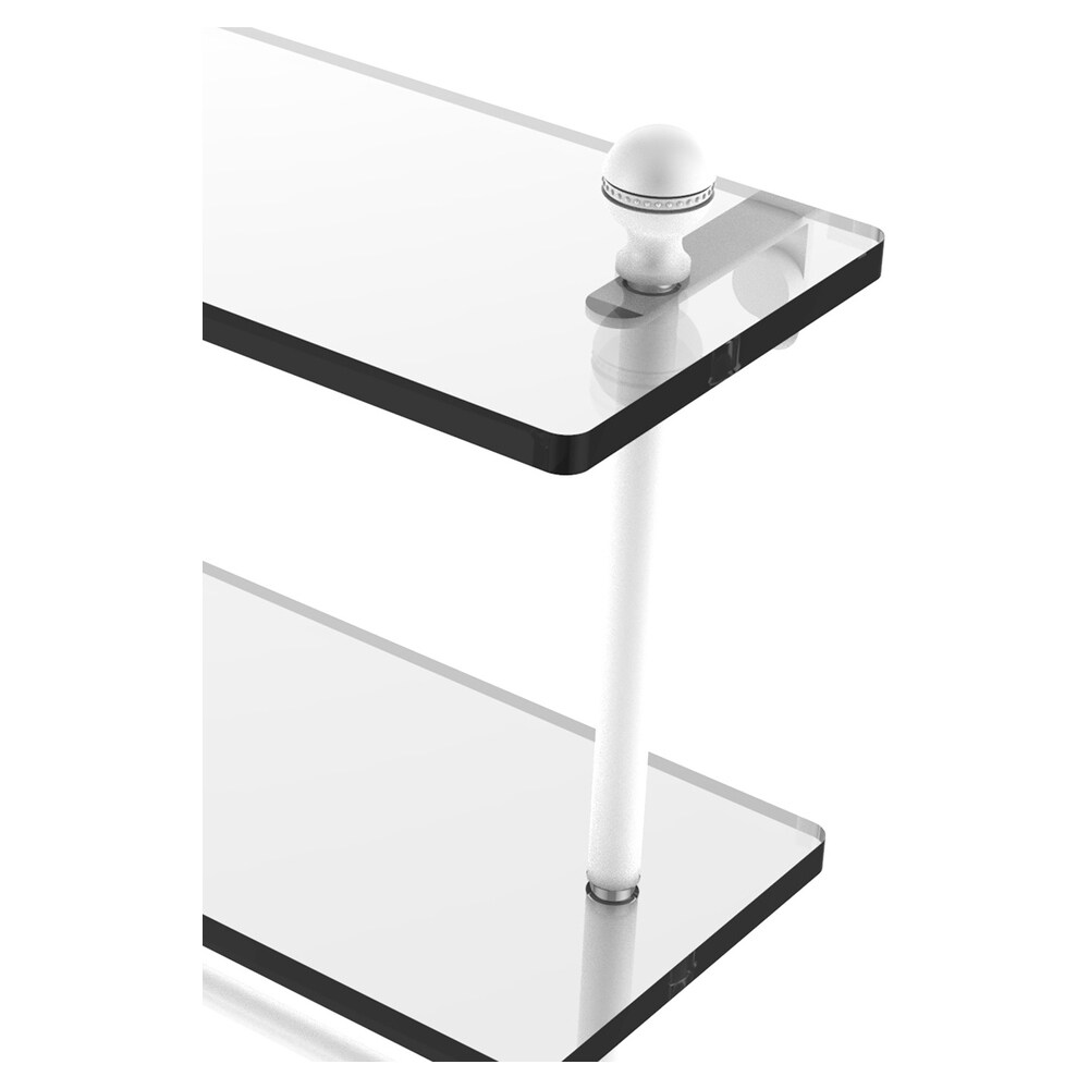 Allied Brass MA-2/16TB-WHM Bathroom-Shelves - View #2