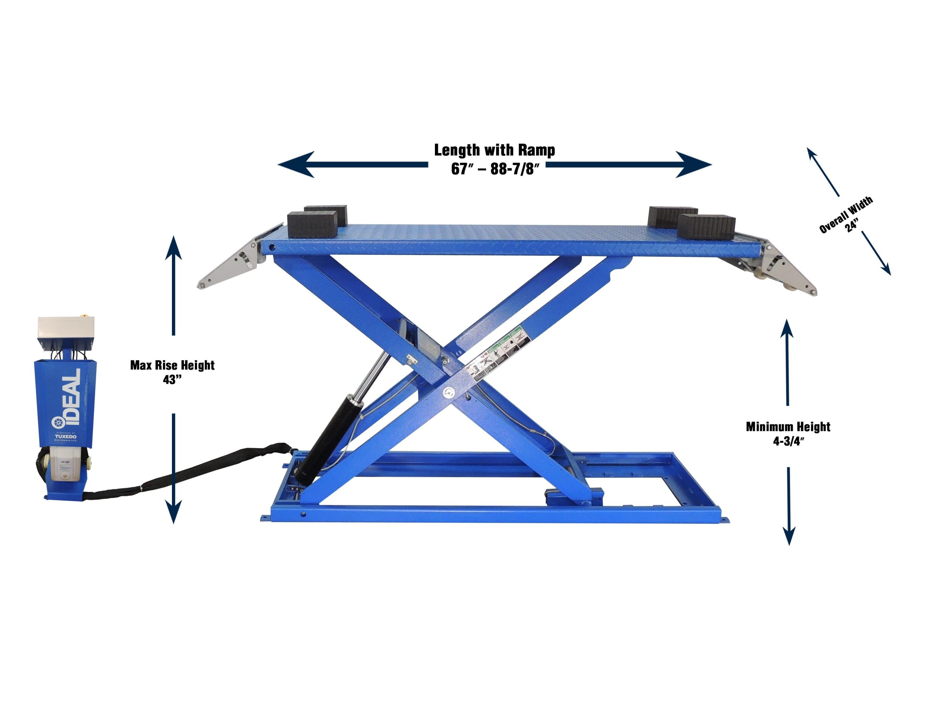 IDEAL UF-2500EH-X Vehicle-Lifts - View #2