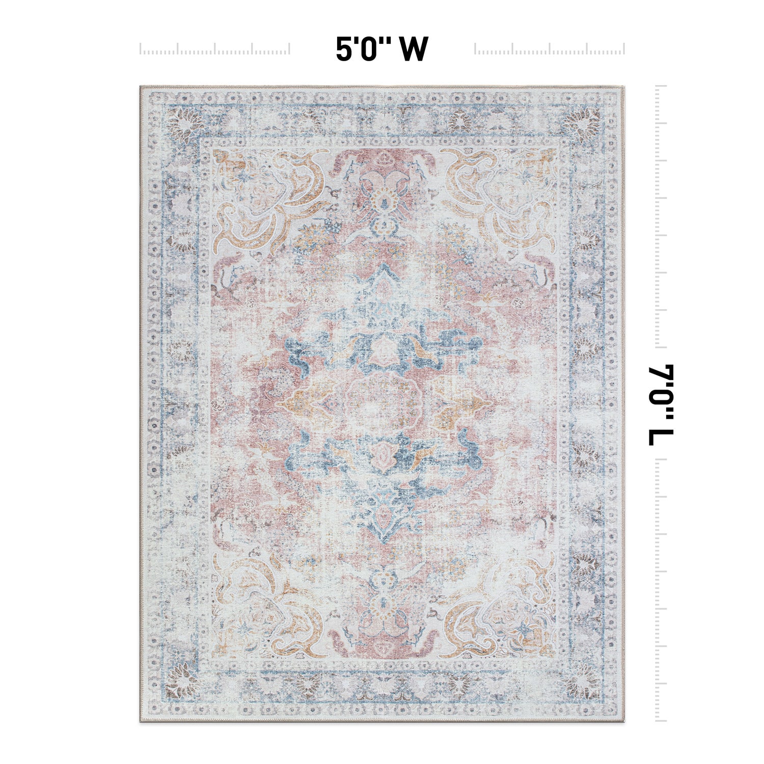 World Rug Gallery 5059RUST5X7 rugs - View #4