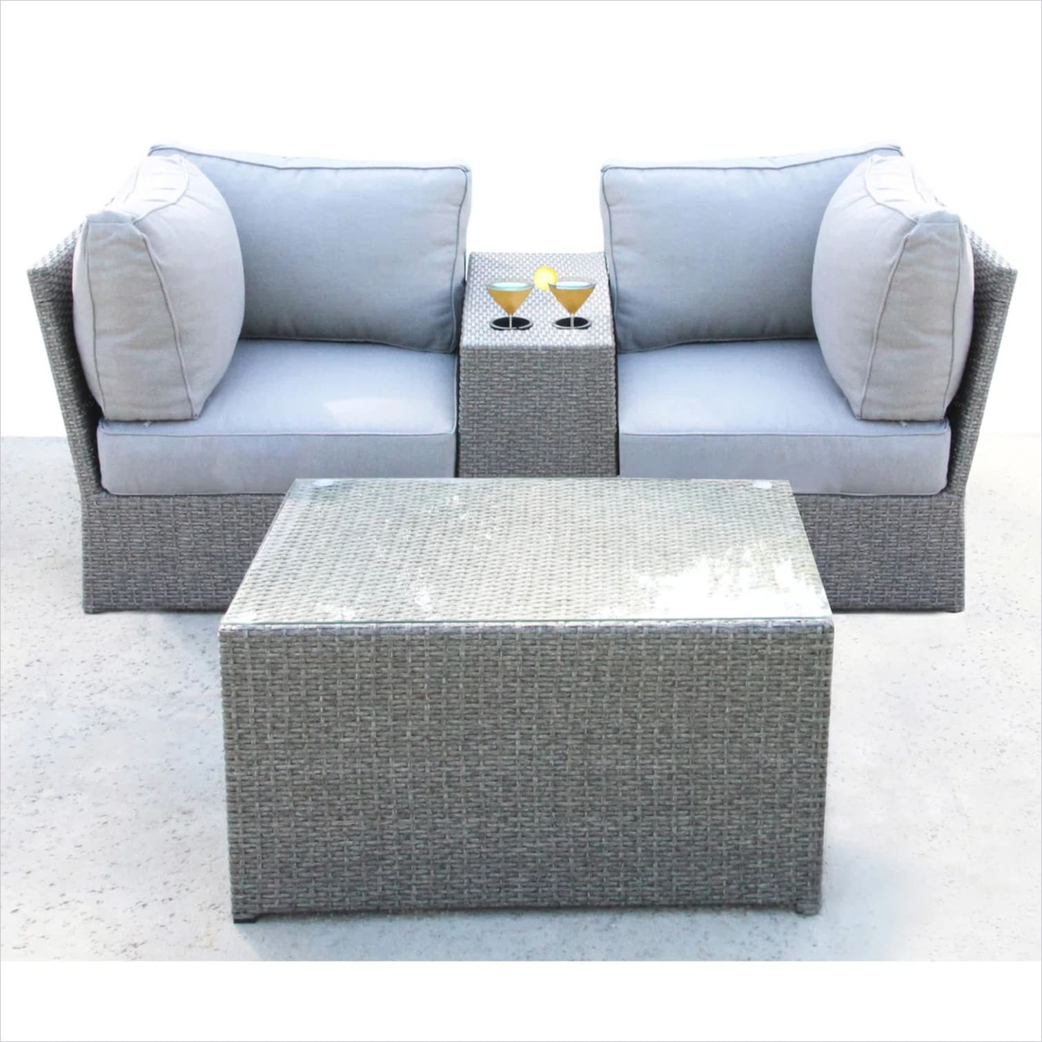 SunJet 7W8HDRDV55XF Patio-Conversation-Sets - View #2