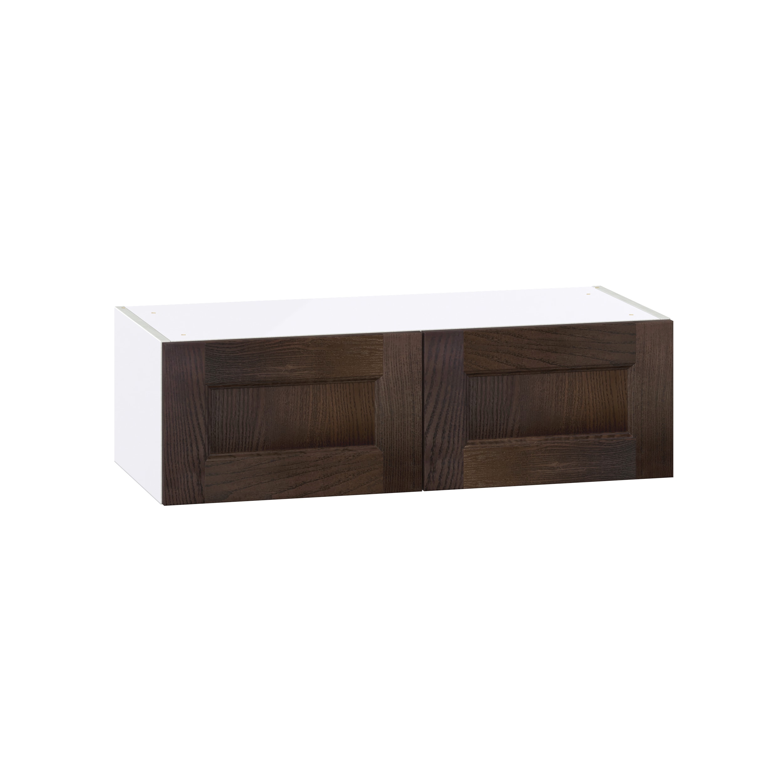 Hugo&Borg Montclaire 33-in W x 10-in H x 14-in D Wood Wall Fully Assembled Cabinet (Recessed Panel Shaker Door Style)