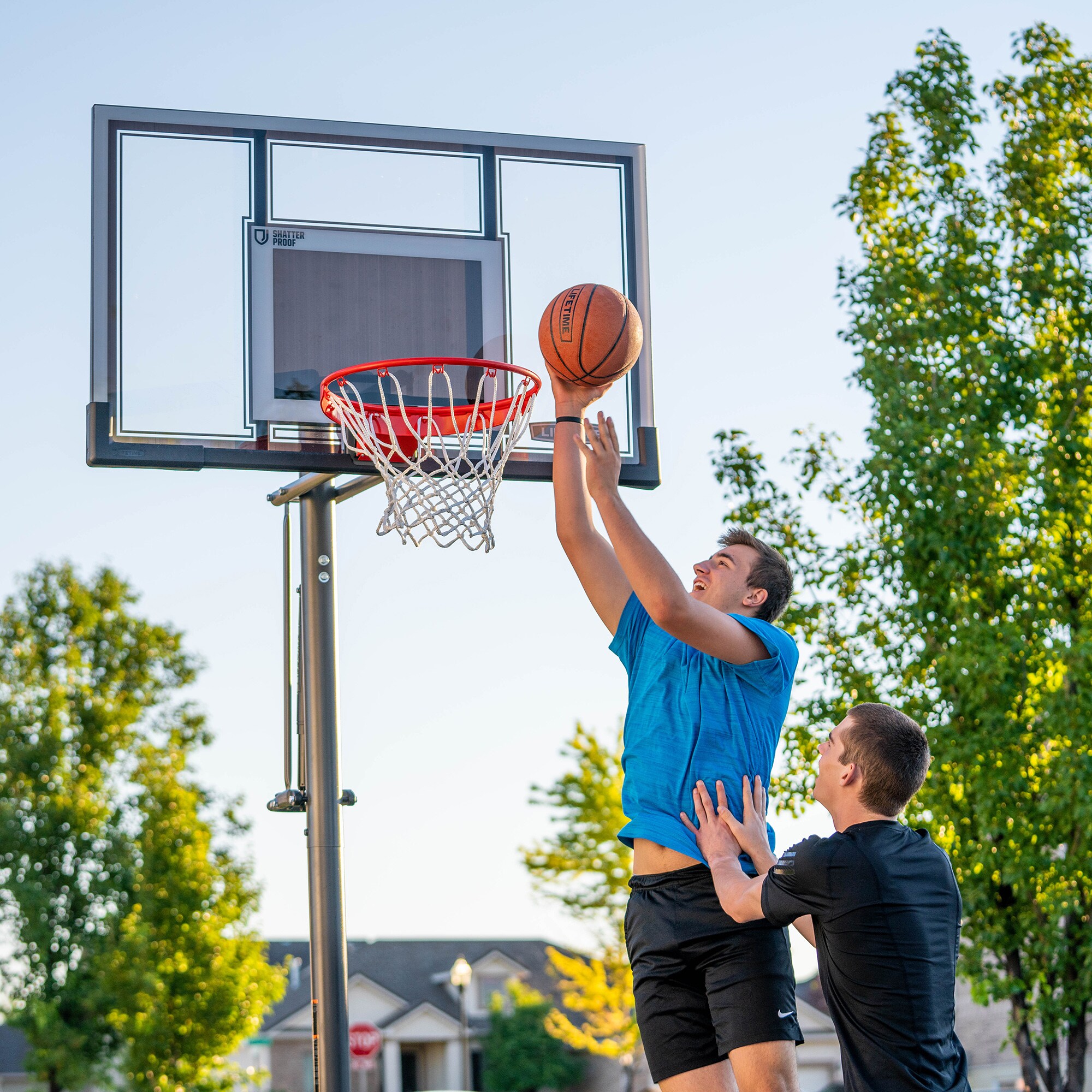 Lifetime Height Adjustable In-Ground Basketball Hoop (54