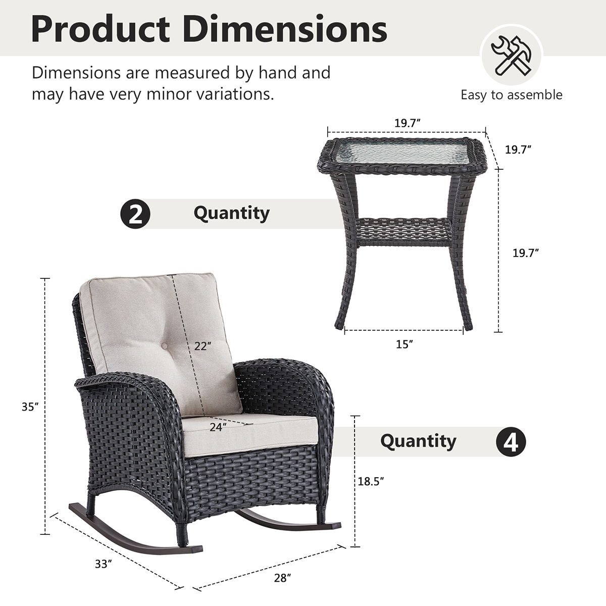 Rilyson FSKWBL3060X2 Patio-Chairs - View #3
