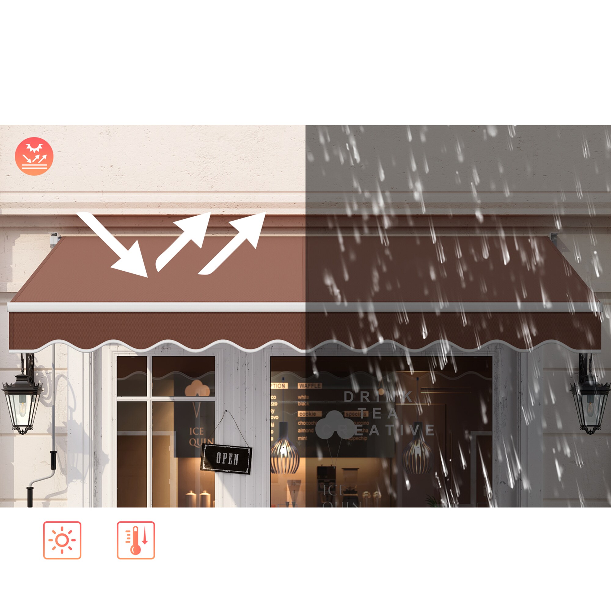 Costway OP70367CF awnings - View #7