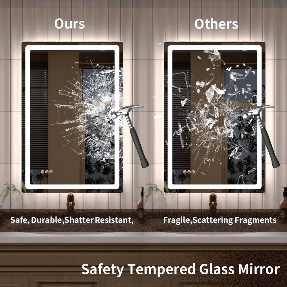 Bayfeve BFKF-2436U4-MIR Framed-Bath-Mirrors - View #7