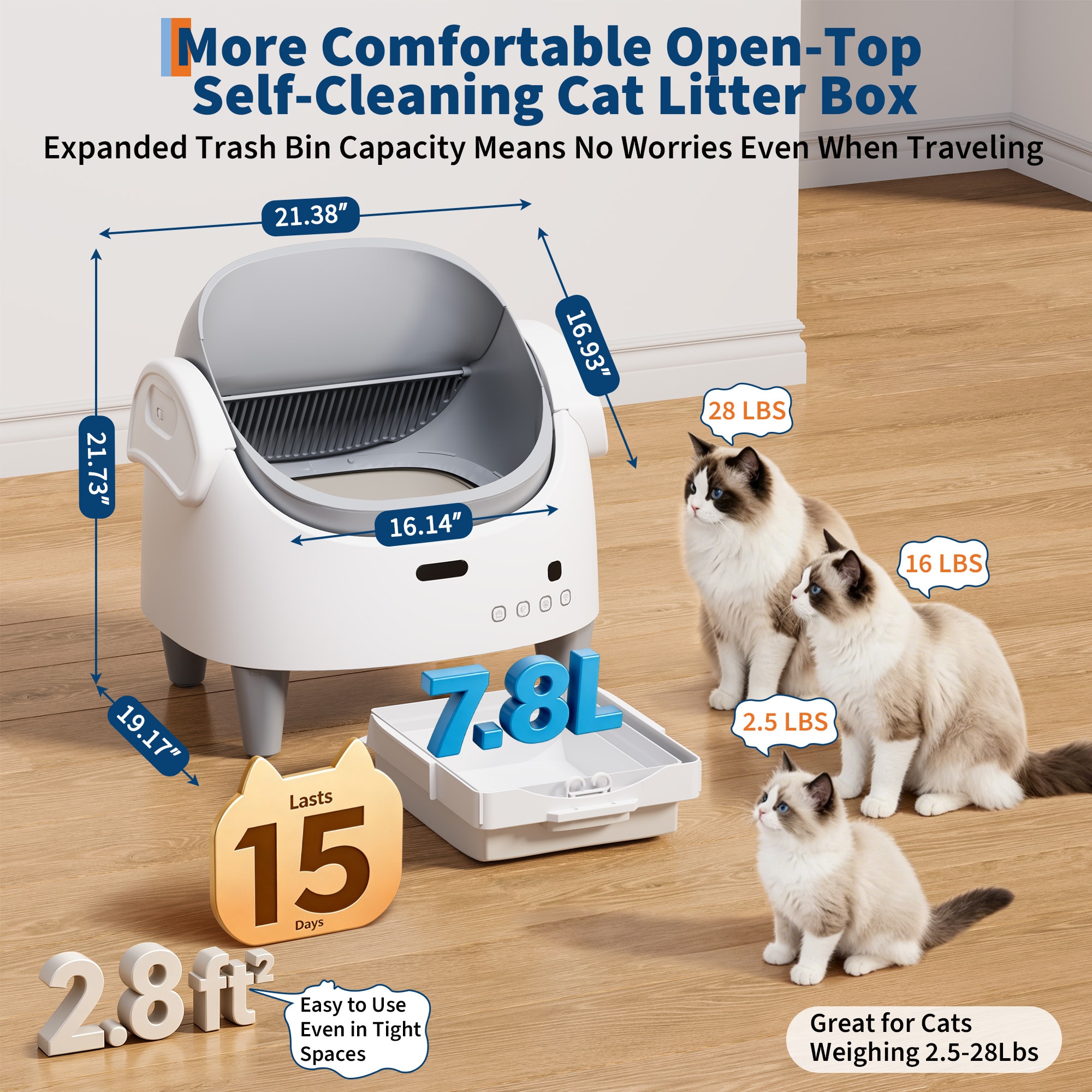 GarveeLife 1PFLSY2B0A7R Cat-Litter-Box - View #7