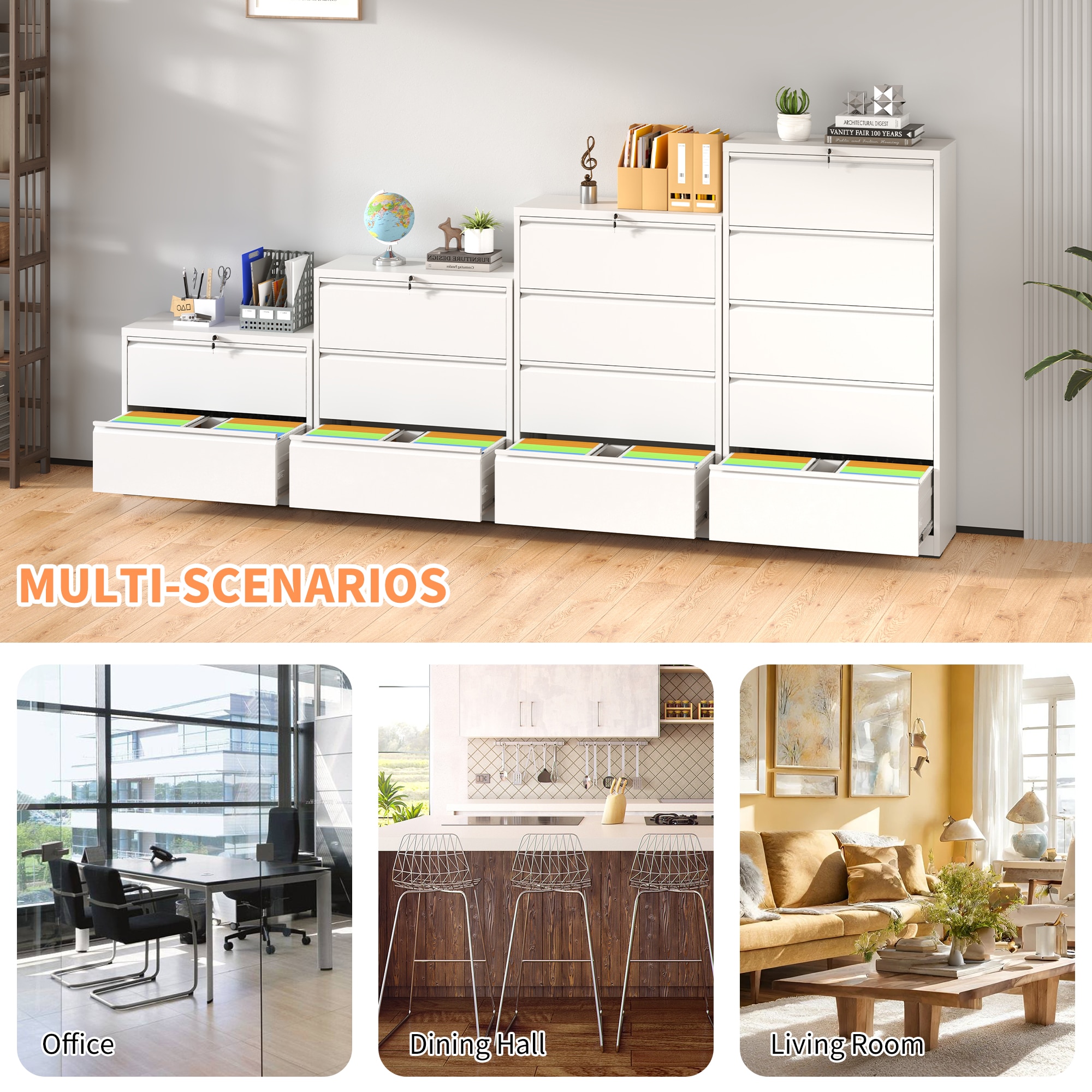 EXTRAUP YHLT2398P154452 Filing-Cabinets - View #3