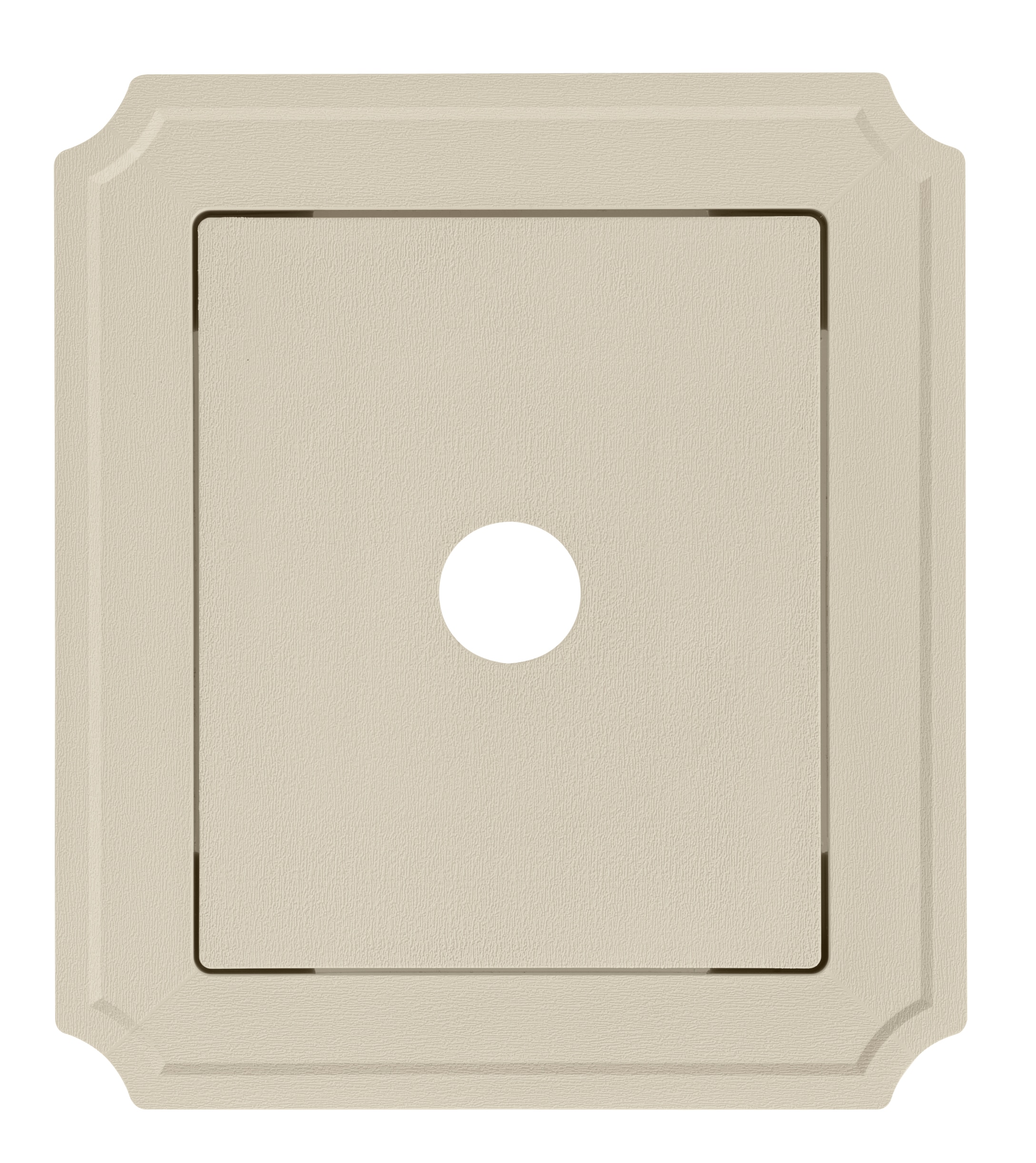 Ply Gem 210644 8.54-in x 7.52-in Tan Vinyl Universal Mounting Block
