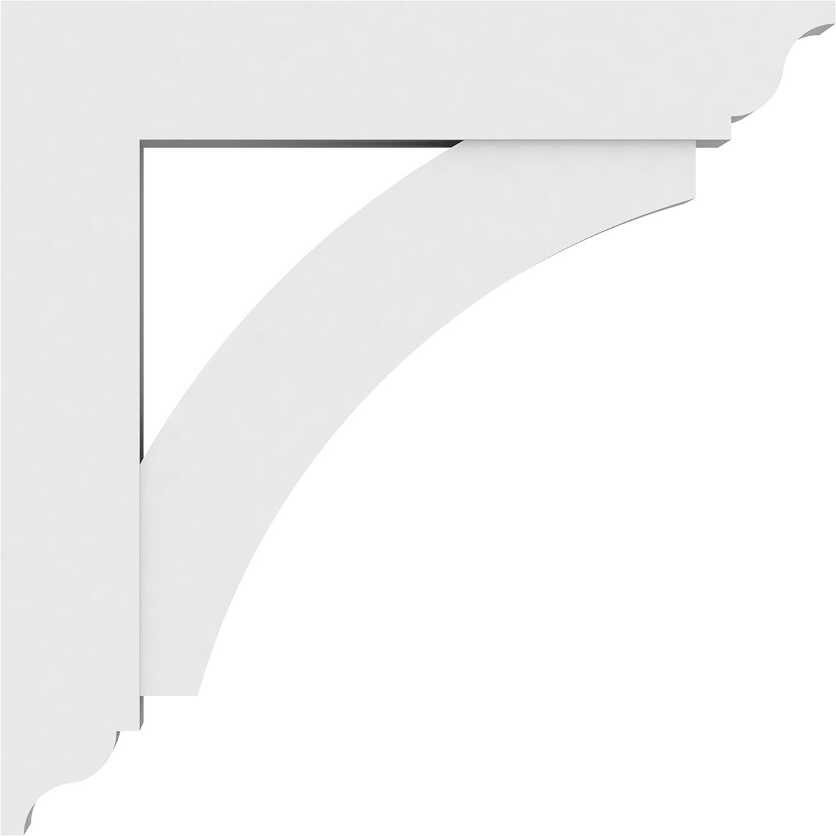 Ekena Millwork BKTP05X36X36THR01 Exterior-Brackets-Braces - View #3