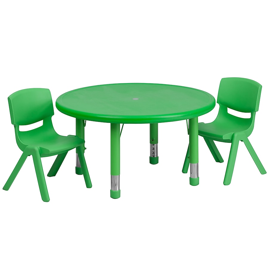 Flash Furniture Green Round Kid's Play Table Flash Furniture Green Round Kid's Play Table