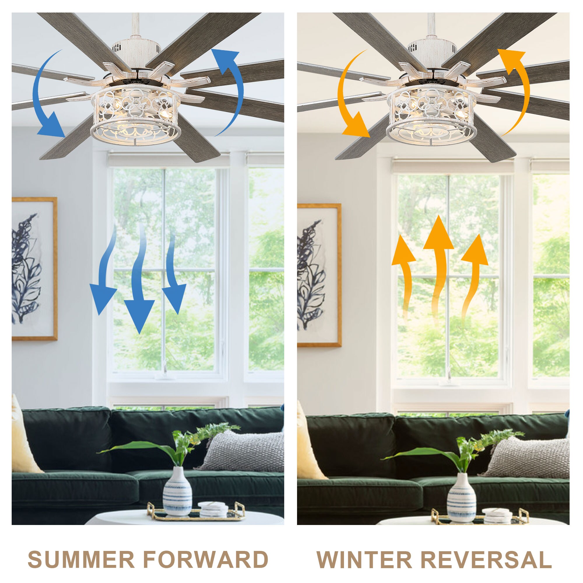 Bella Depot DCFSD7201-W Ceiling-Fans - View #6