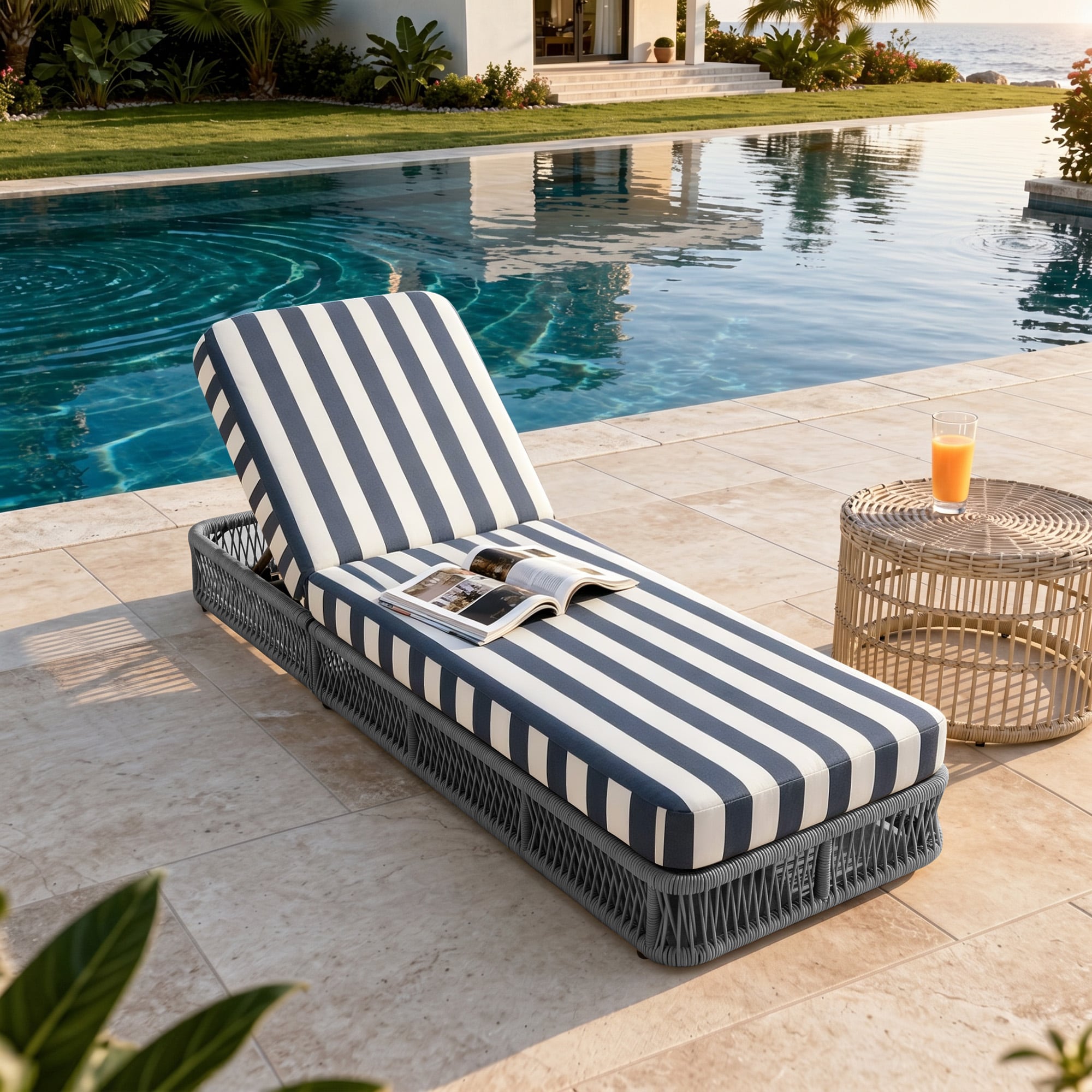 Dreamsidea LS-OD0015-GR-S BL Patio-Chairs - View #2