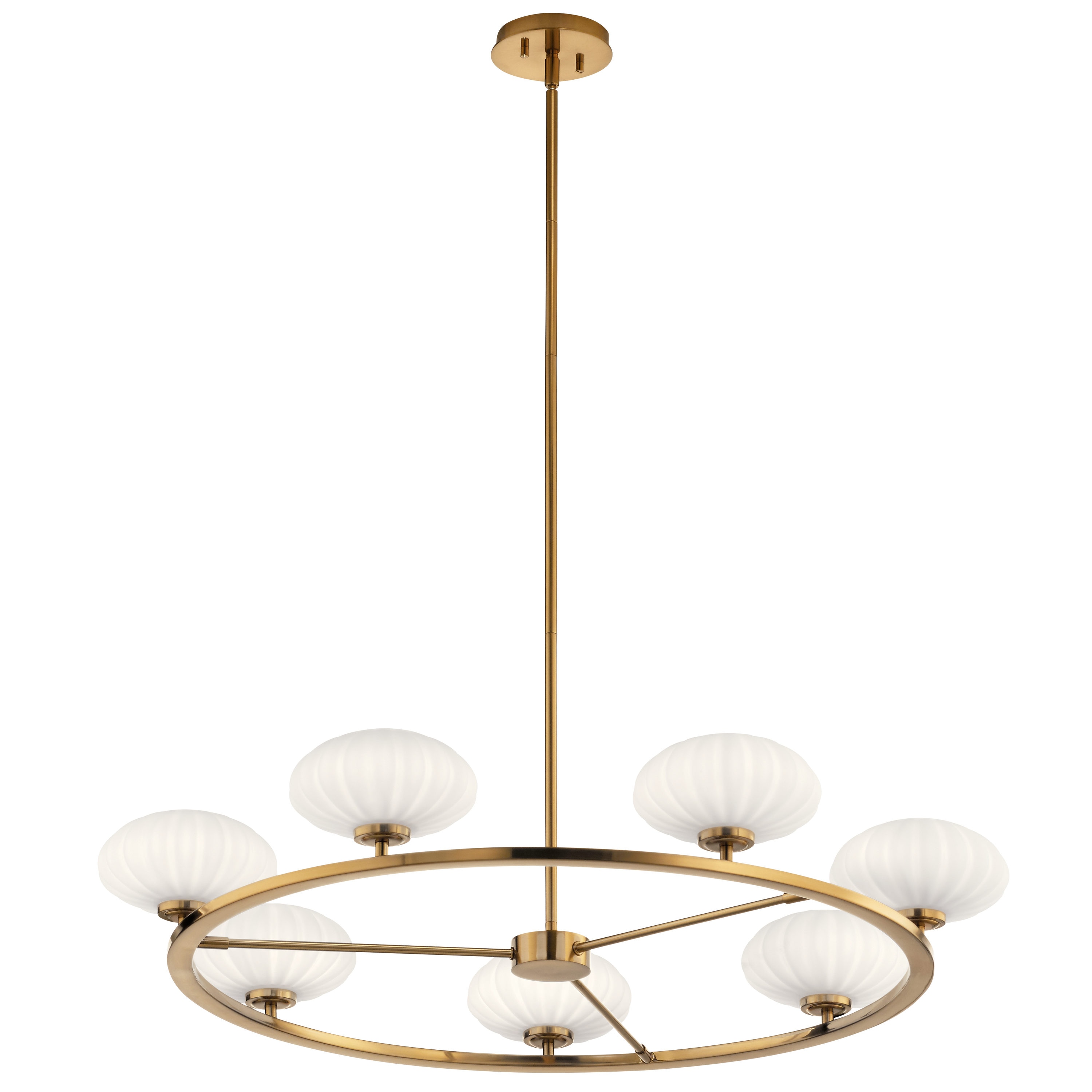 Kichler Pim 7-Light Fox Gold Modern/Contemporary Chandelier in the ...