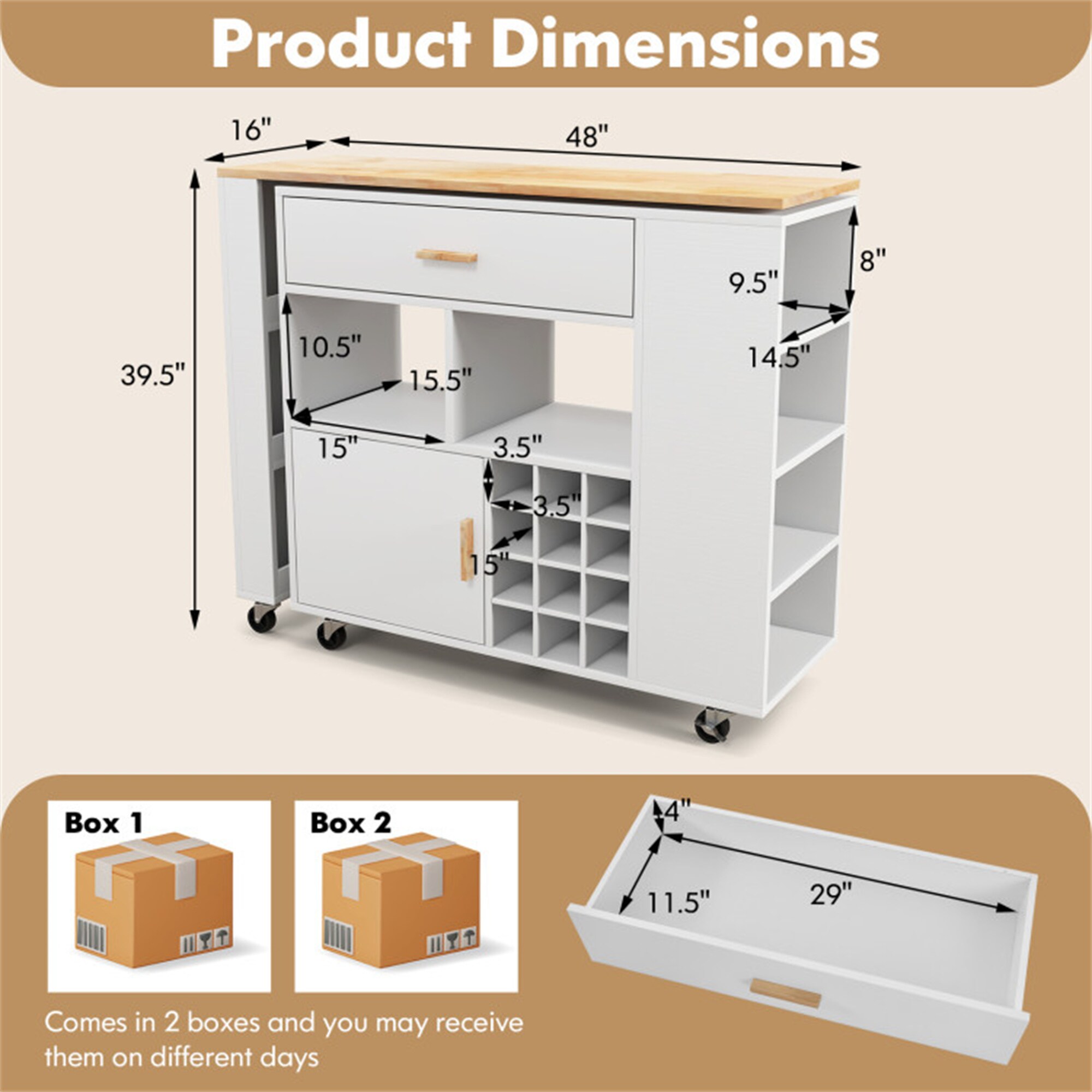 BABOOM BOM-1171AAG-OR Kitchen-Furniture - View #3