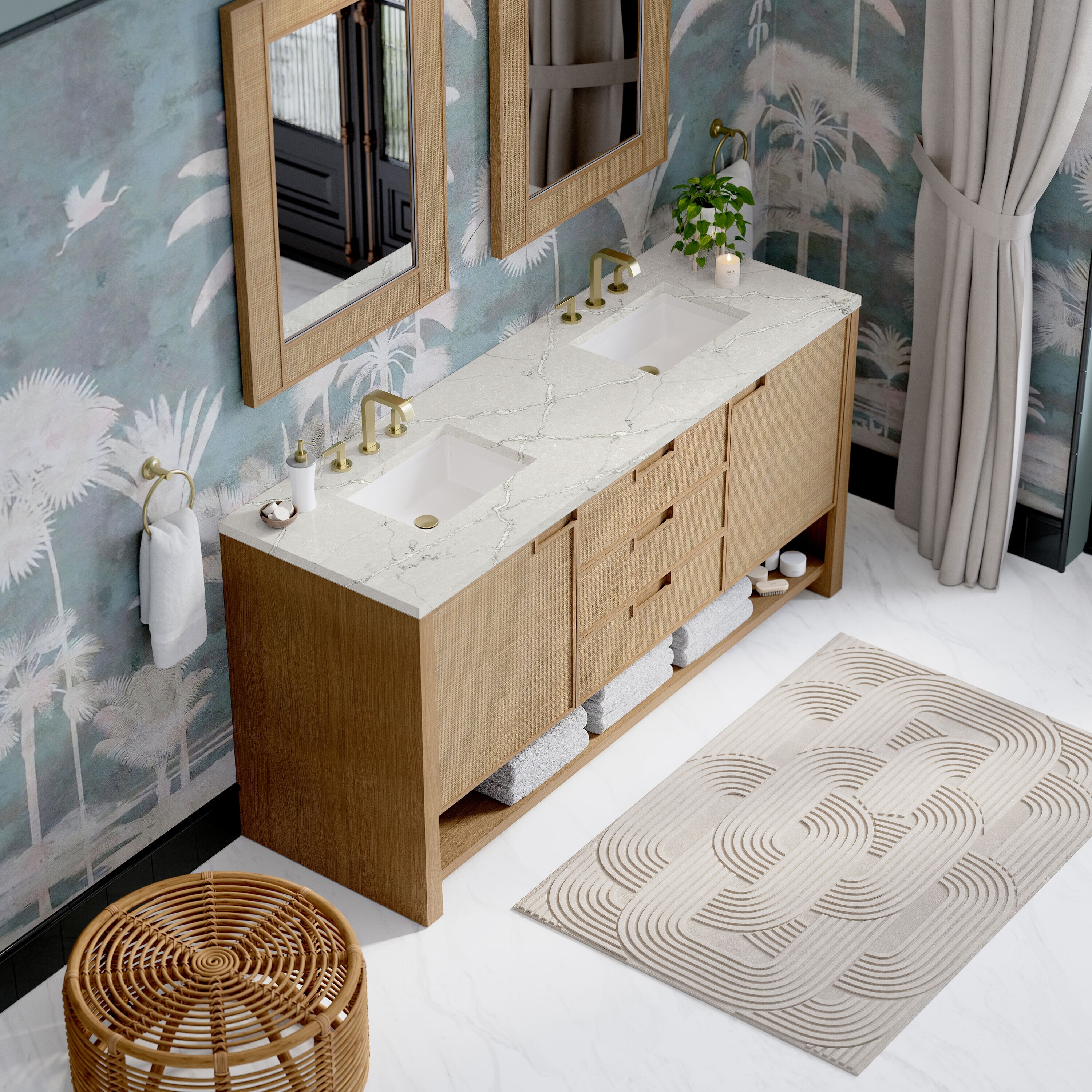 James Martin Vanities D225-V72-SSO-3VSL Bath-Vanity-Combo - View #7