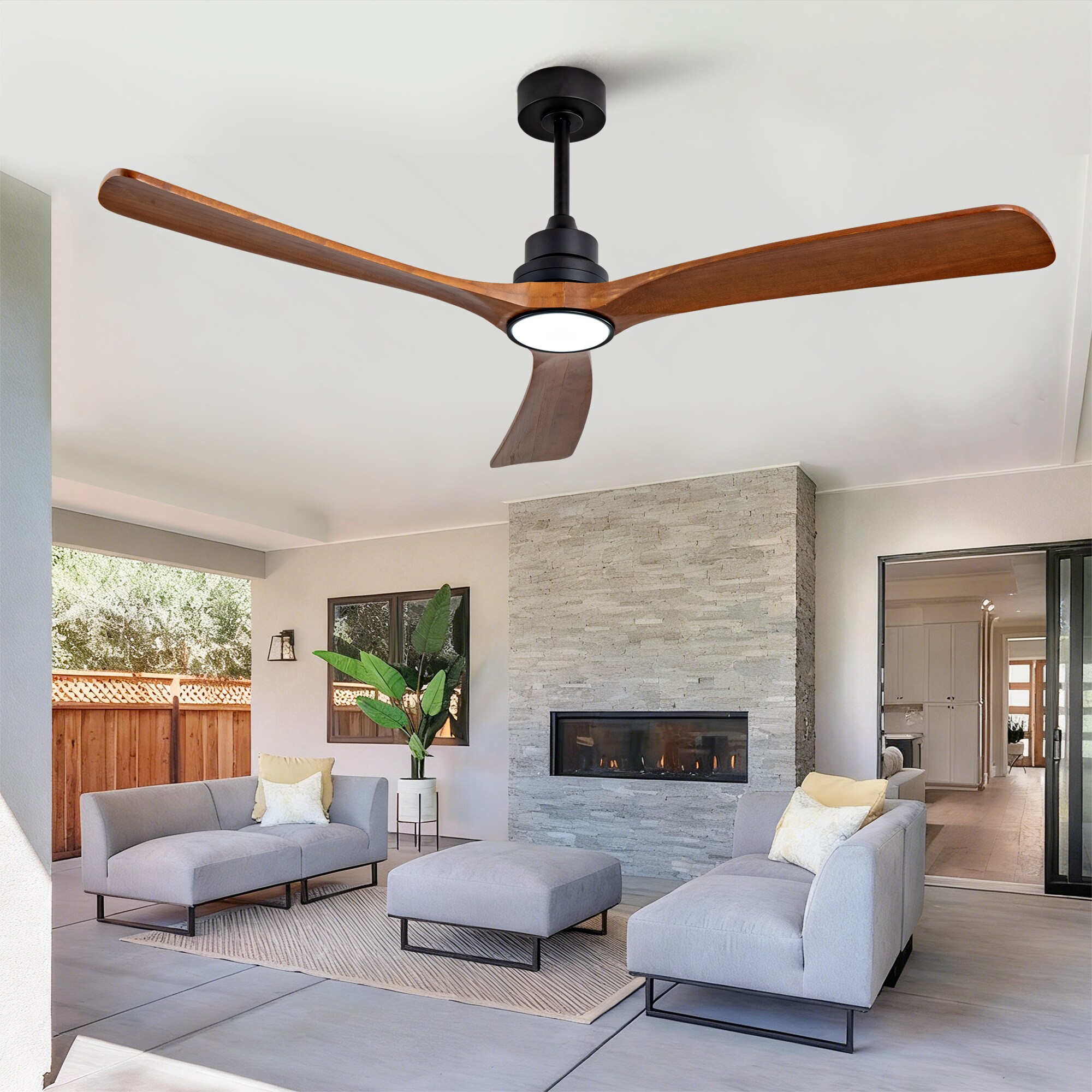 Sevenine 60LS3P6666BKBN Ceiling-Fans - View #10