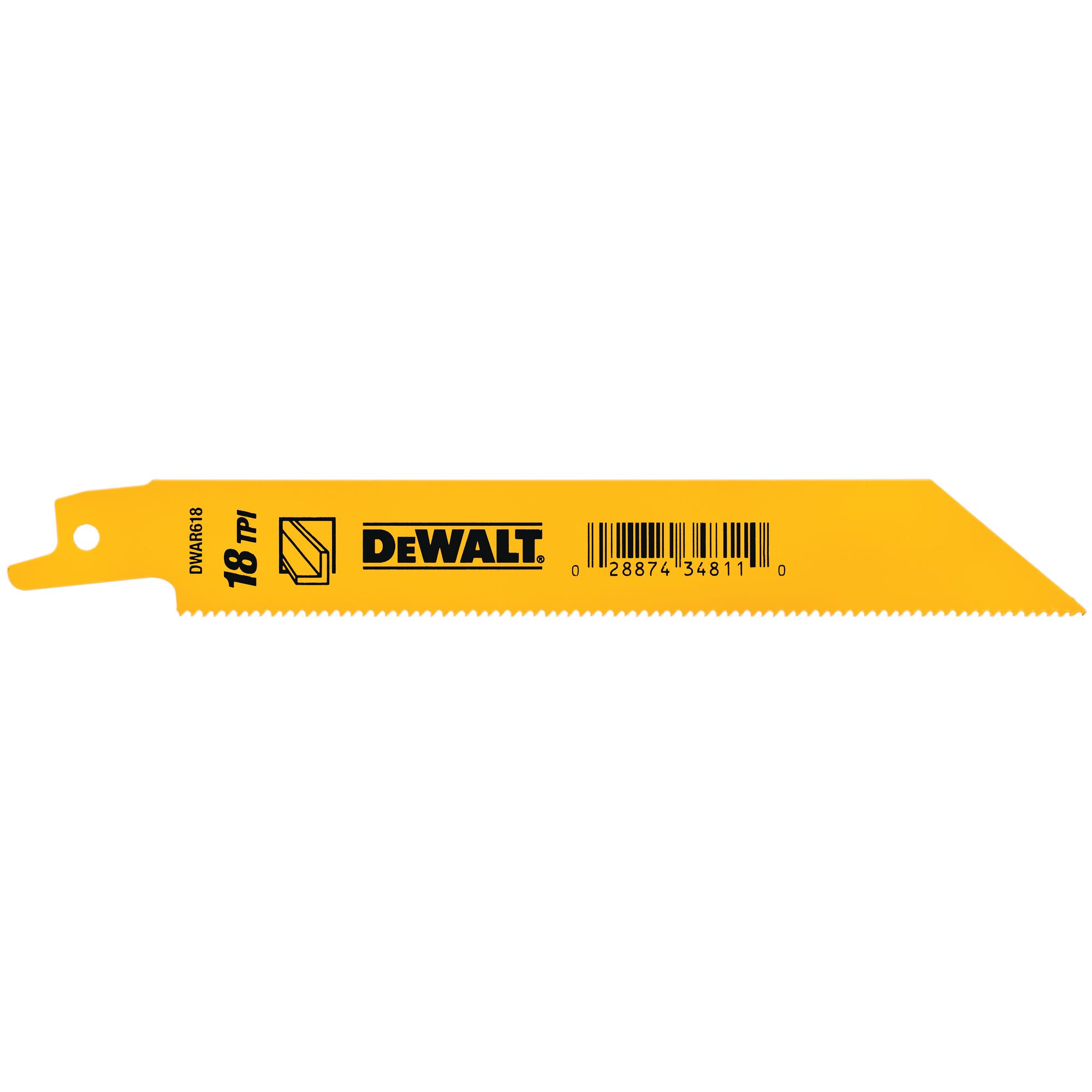 DEWALT Bi-metal 6-in 18 Tpi-TPI Metal Cutting Reciprocating Saw Blade  (5-Pack)