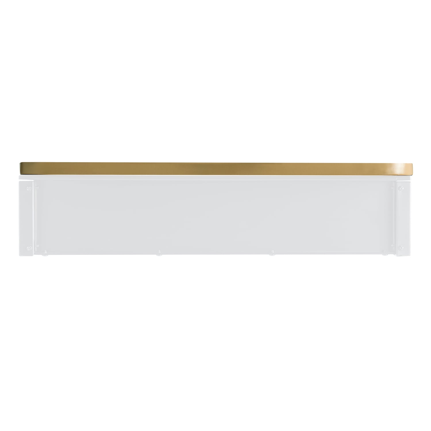 Hot Sale Brushed Gold Finished Rectangle Cabinet Wall Insert