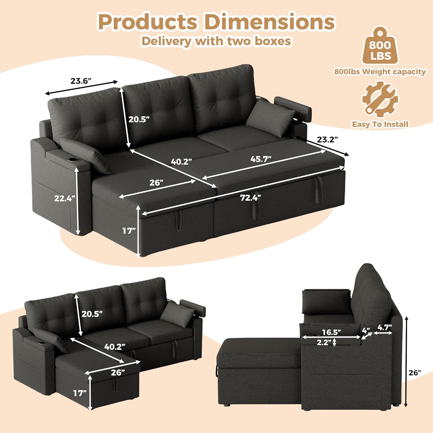 Der Rose PHO_34QTTWBF Sofas-Loveseats - View #2