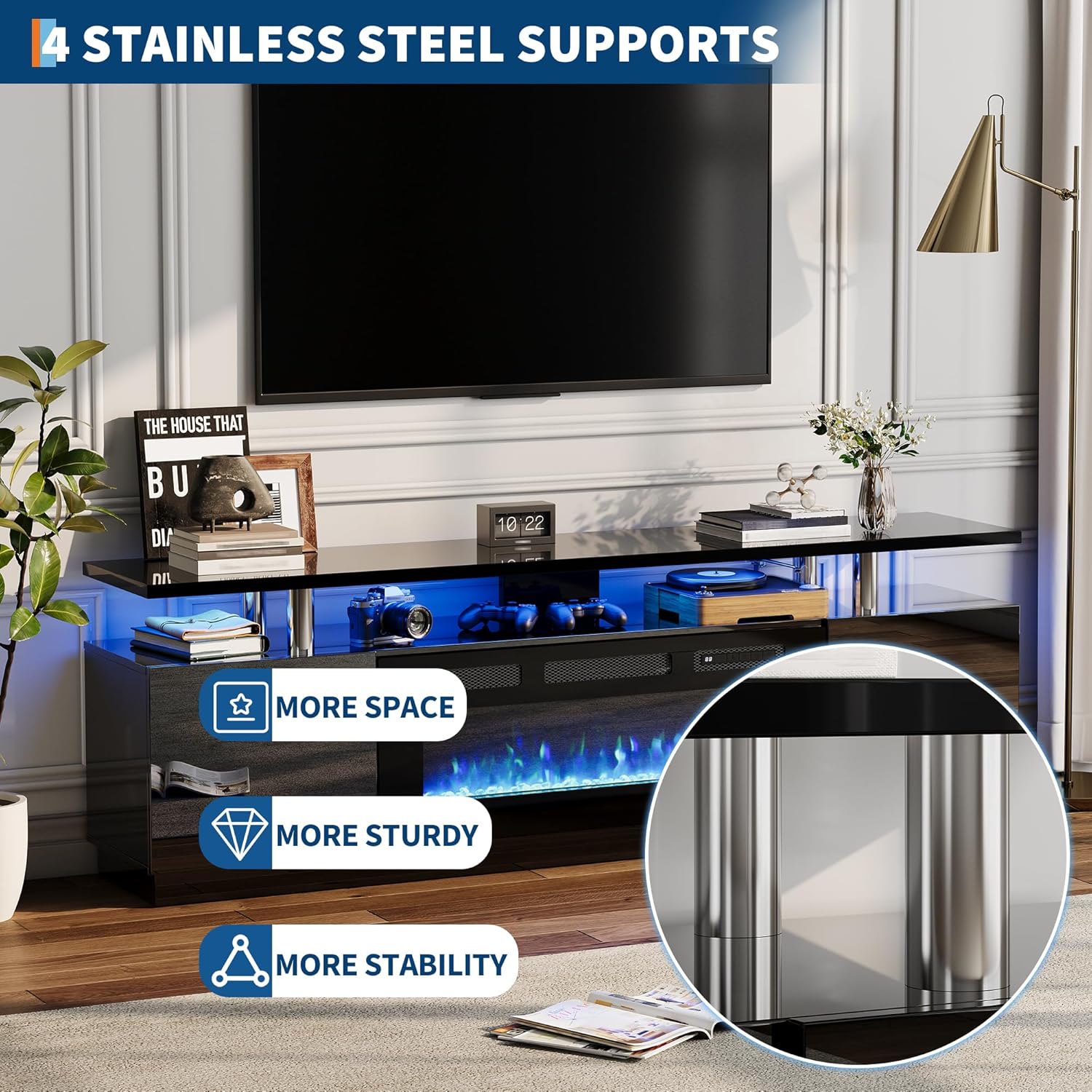 Qeetex QET-TVS-OJ02 Tv-Stands - View #4