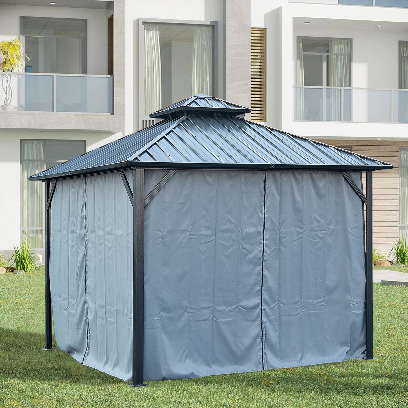 Flynama L-1650S00017 Wood-Resin-Gazebos - View #2