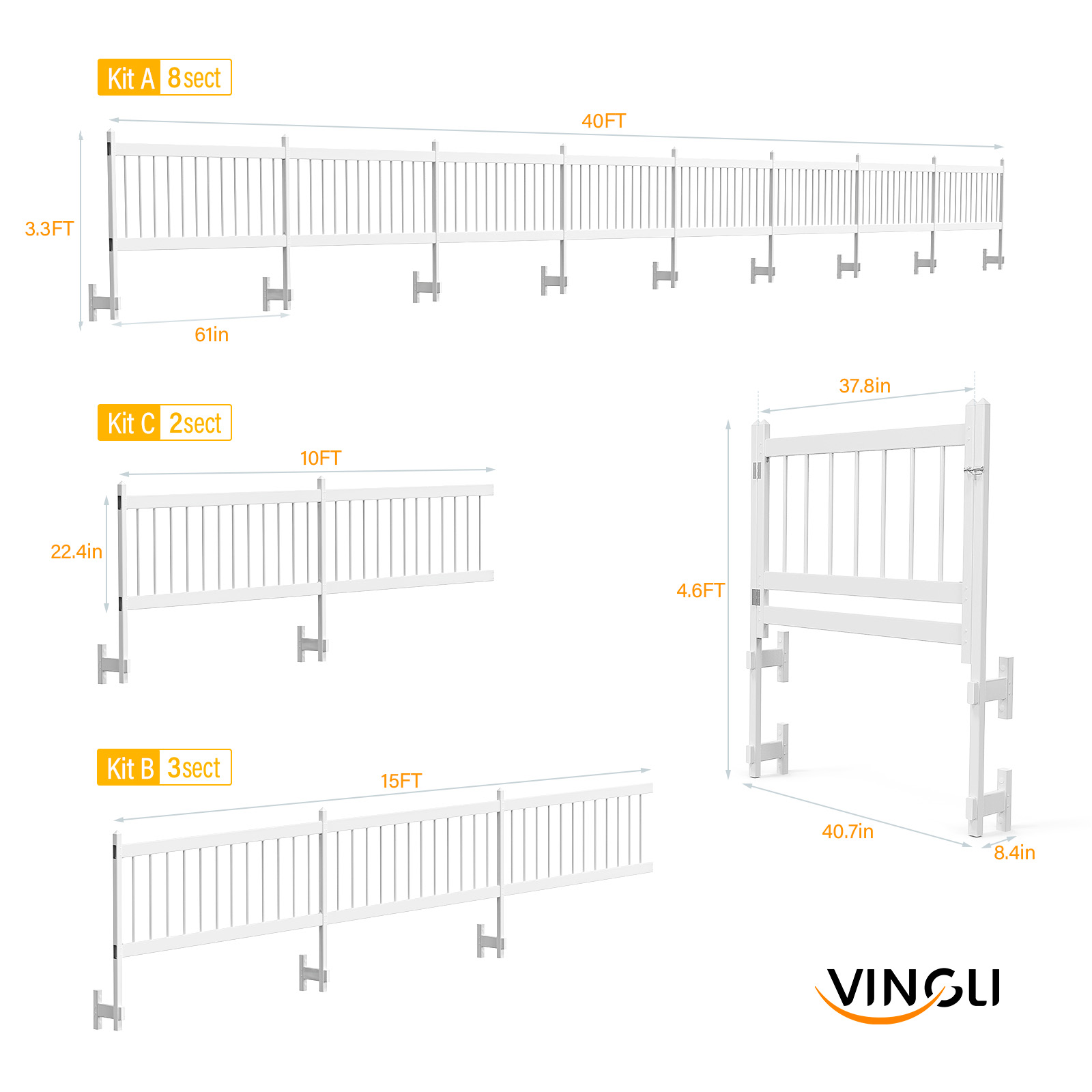 VINGLI LS-G57000584 Pool-Safety-Barrier-Panels - View #2