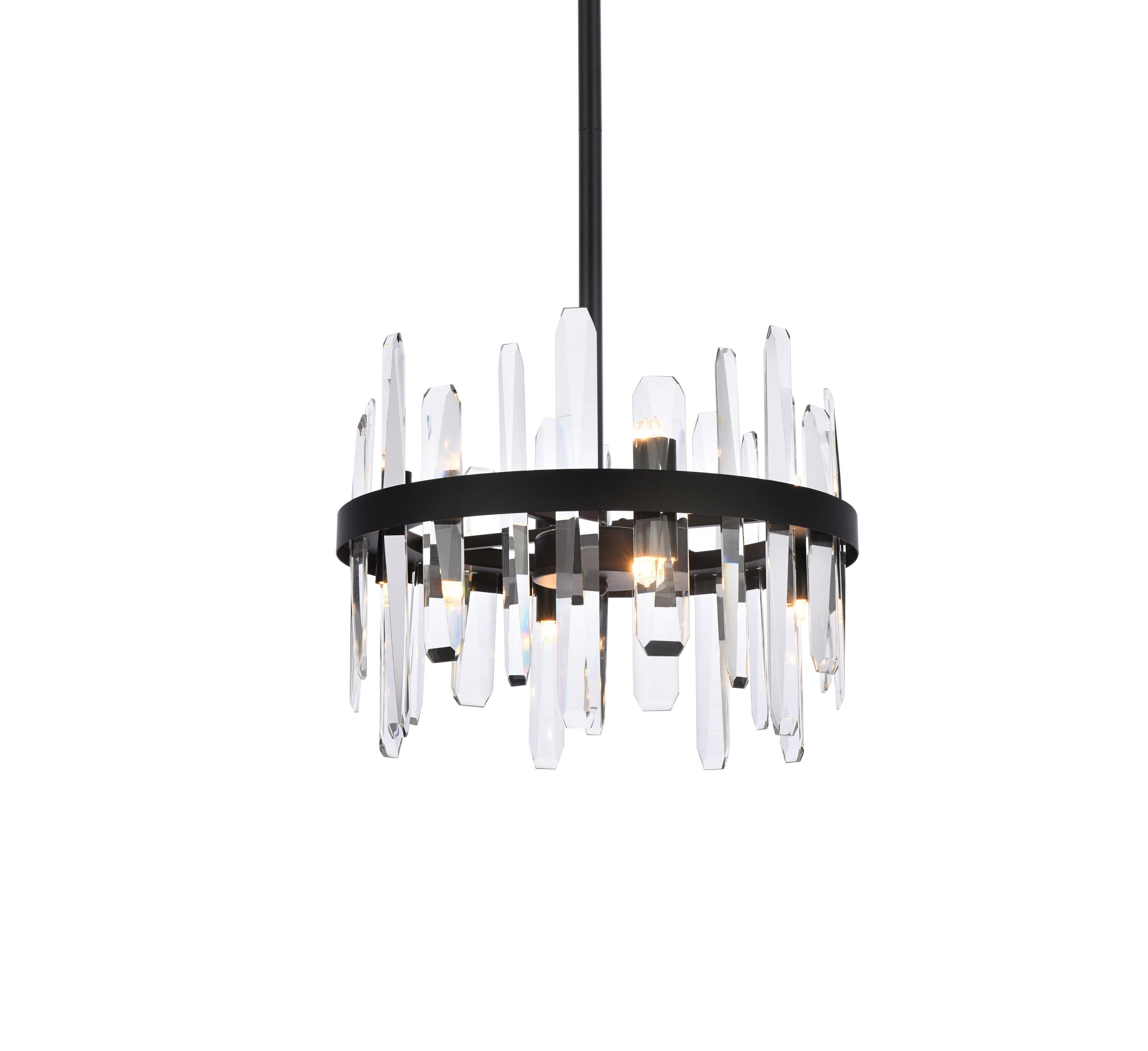 Elegant Decor HF6600D16BK Pendant-Lights - View #3