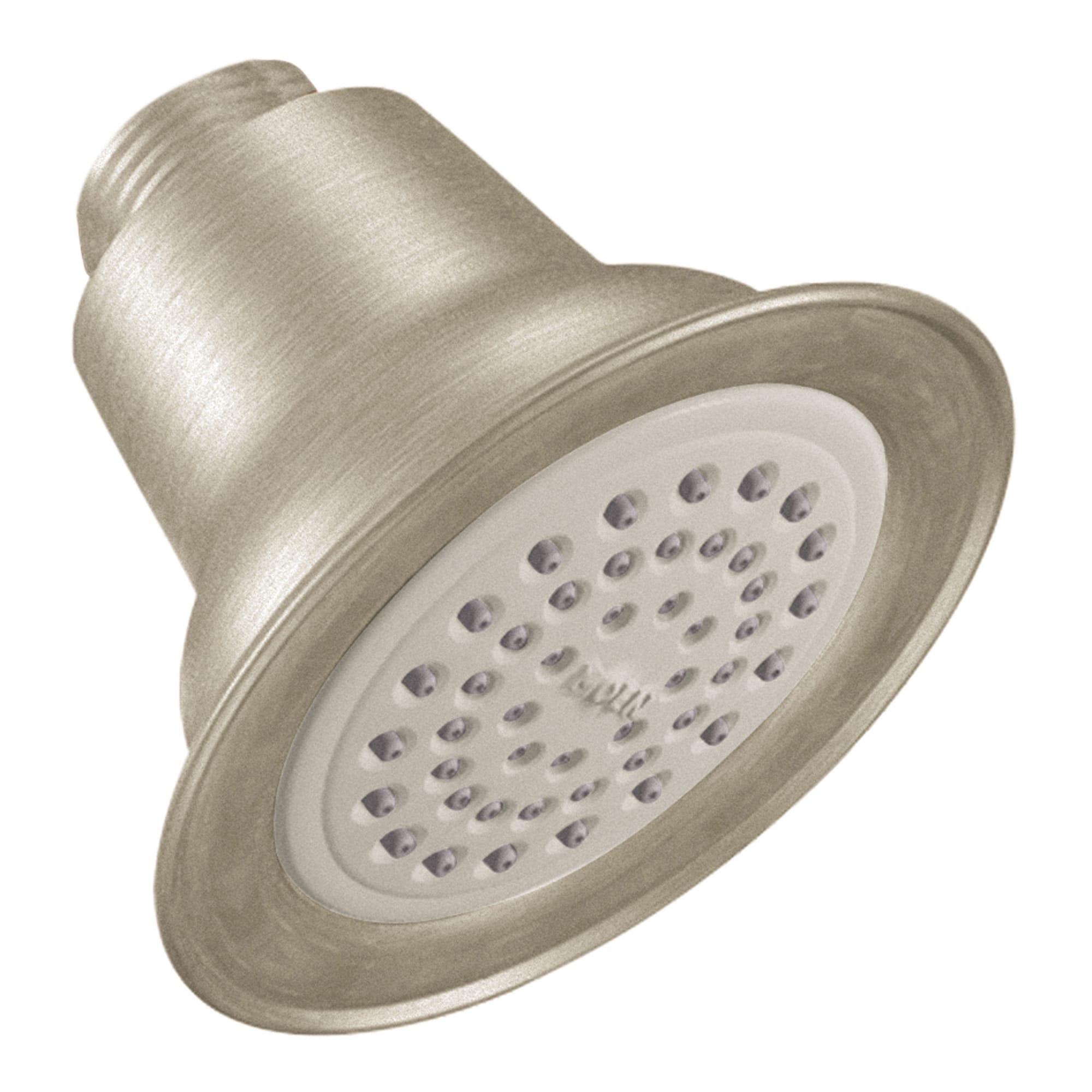 Moen CL6303EPBN 1.0 -Spray Brushed nickel 3.375-in Round Fixed Shower Head 1.75 GPM