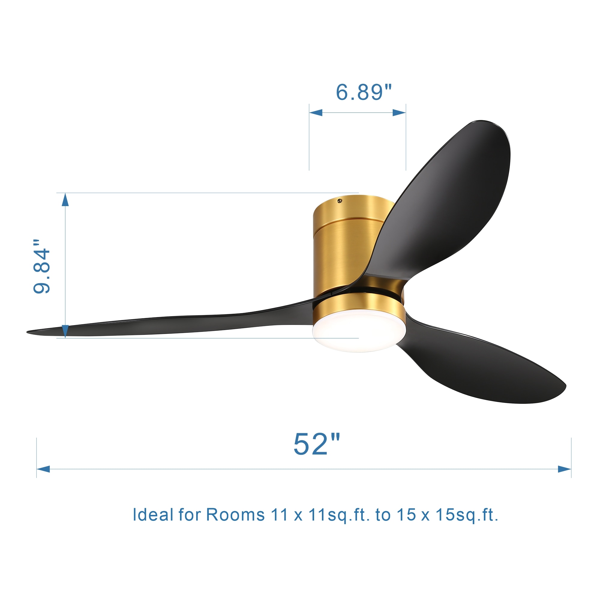 Breezary 30003-BK Ceiling-Fans - View #9