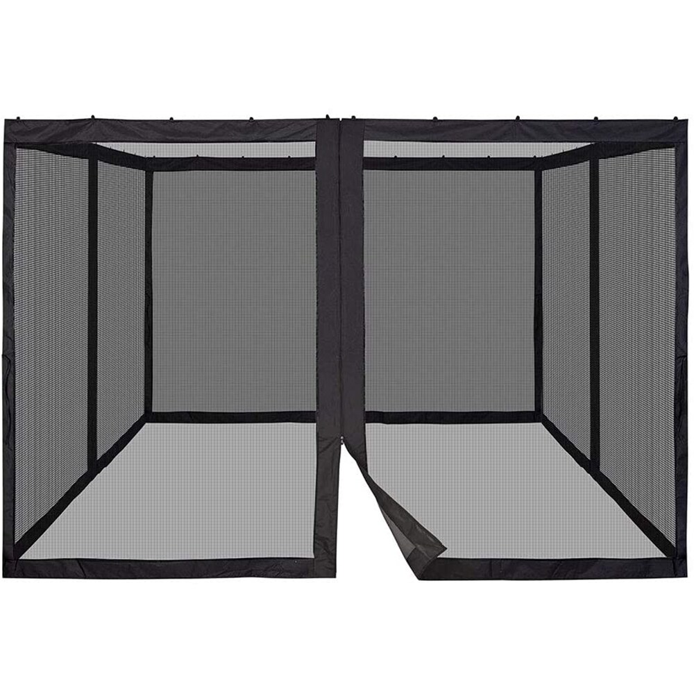 Agfabric 12-in x 10-in gazebo netting Black Gazebo Insect Net in