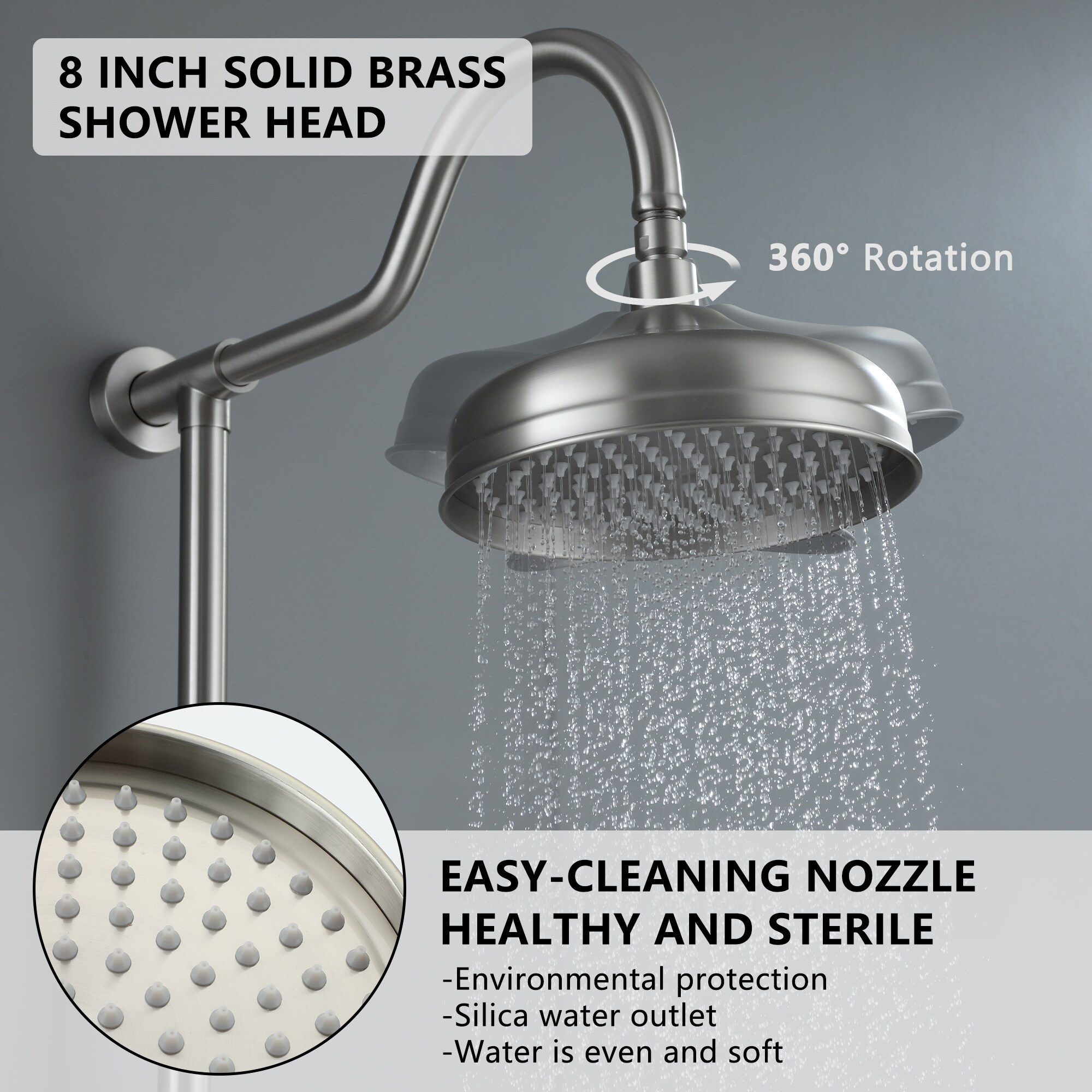Mondawe AM-SC428A-CH Showerhead-Bar-Panels - View #2