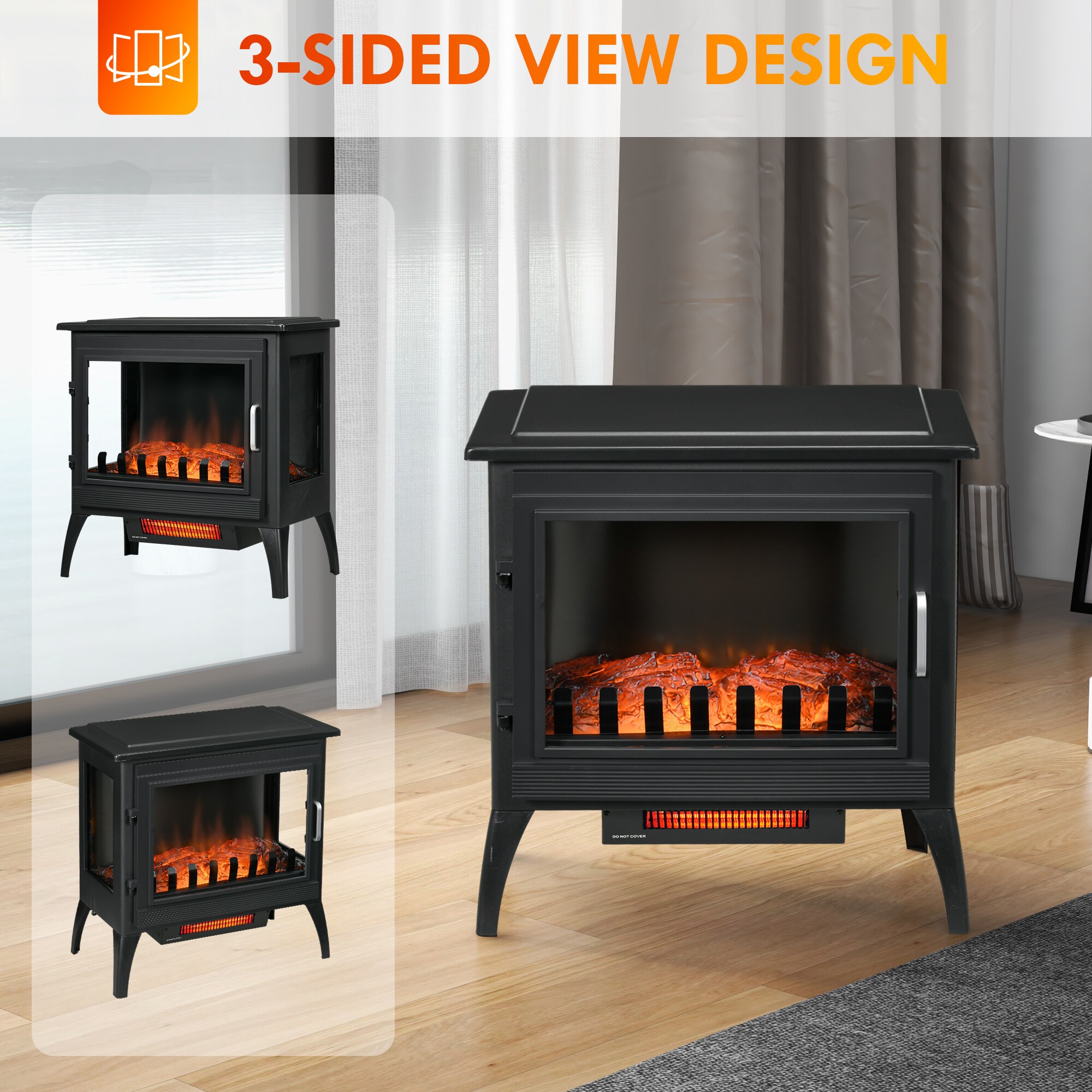 Mondawe MO-AB25580 Electric-Fireplaces - View #5