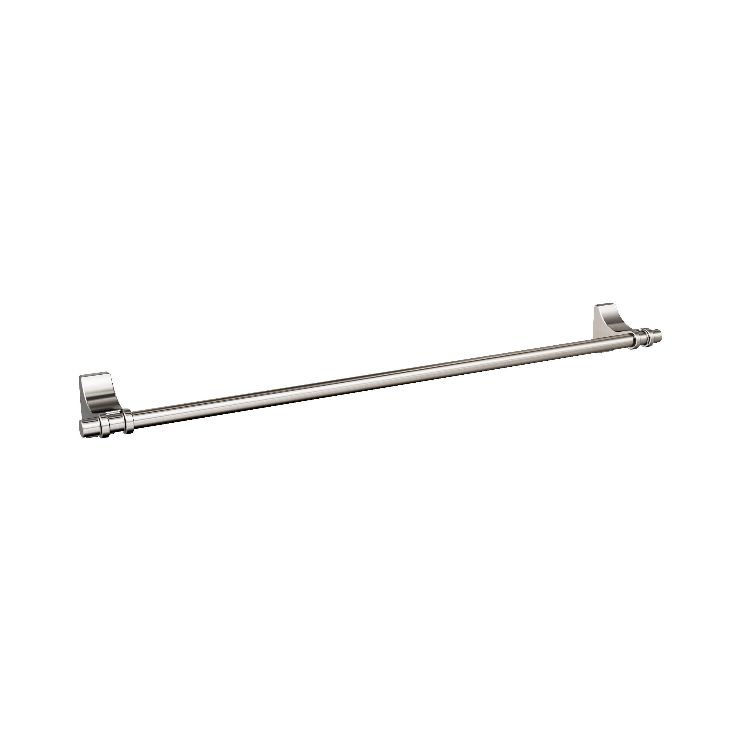 Amerock BH36054G10 Davenport 24-in Brushed Nickel Wall mount Single Towel Bar