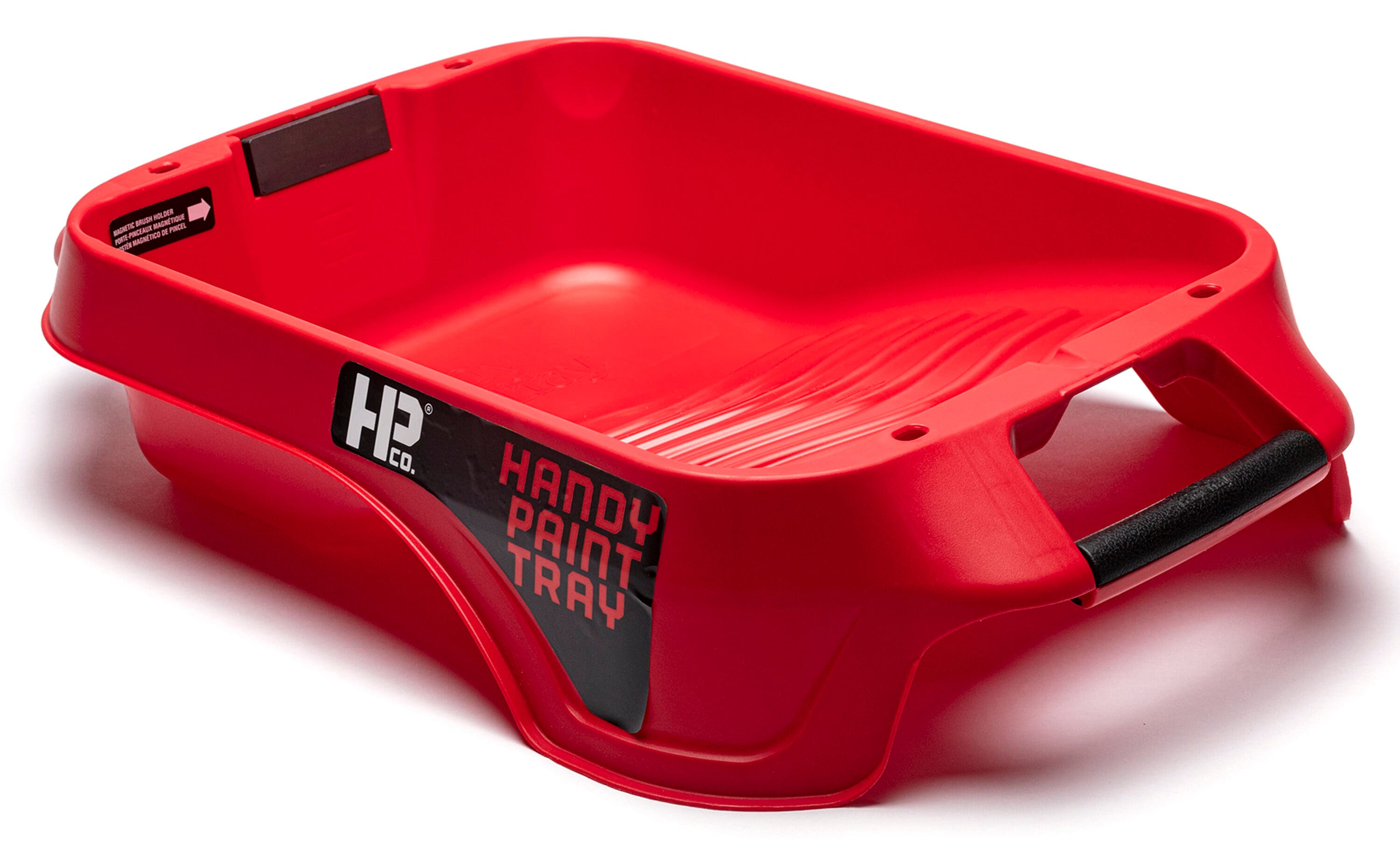 HANDy Red Solvent Resistant HANDy Paint Tray - Deep-well Design, Sturdy  Handles, Brush Holder - For 6-in & 9-in Rollers, Paint Brushes - Plastic in  the Paint Trays department at