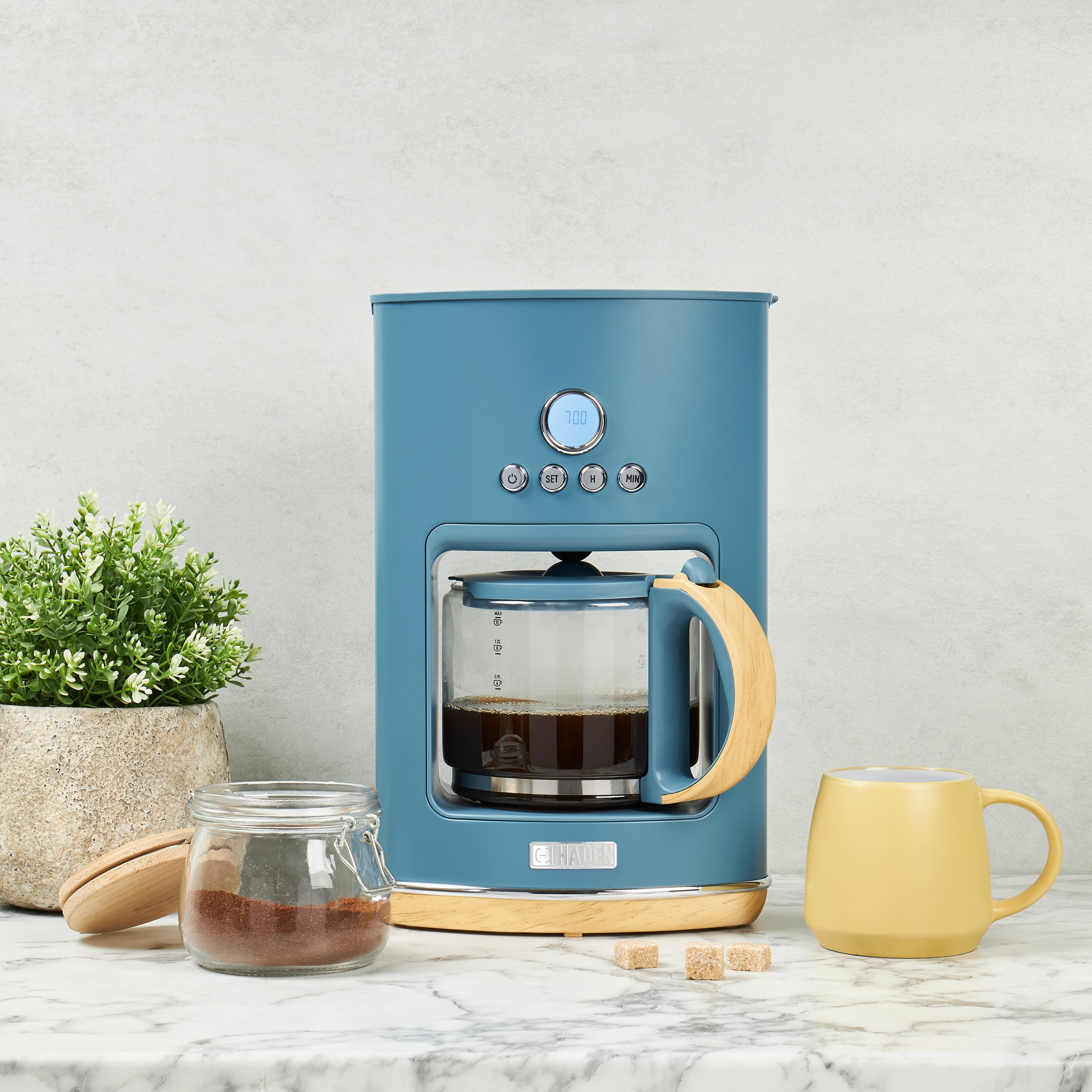 Haden Dorchester Coffee Maker in Silt Green 