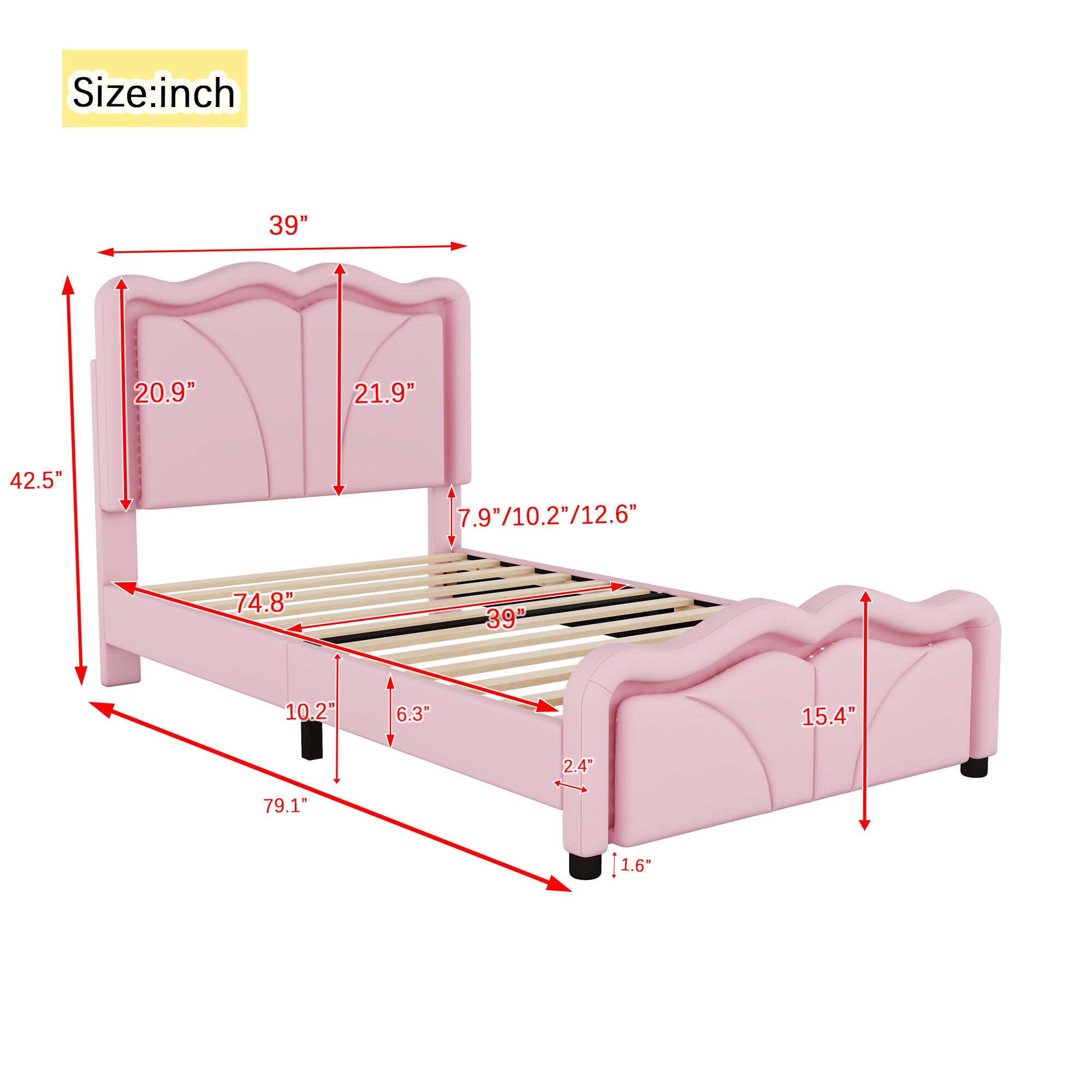 ModernLuxe L3P-WF323748AAH beds - View #3