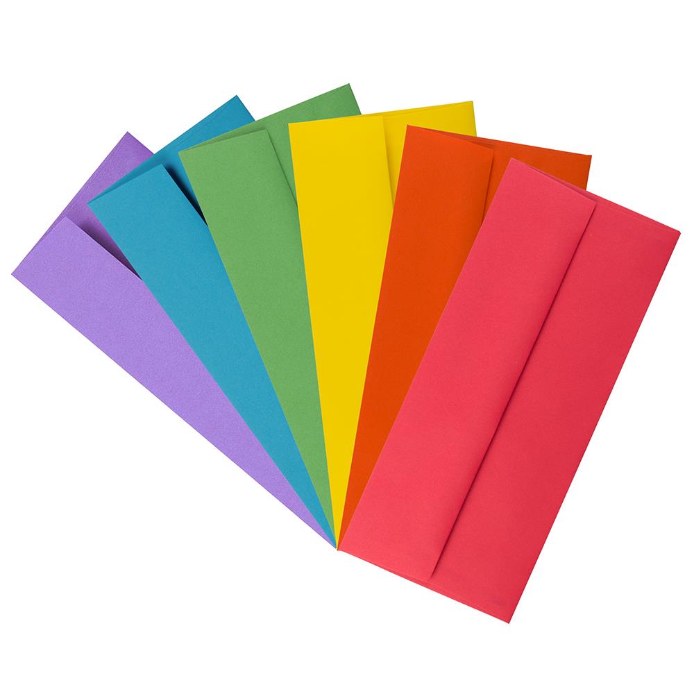 JAM Paper 1586ASSRTD 50 -Pack Business Envelopes