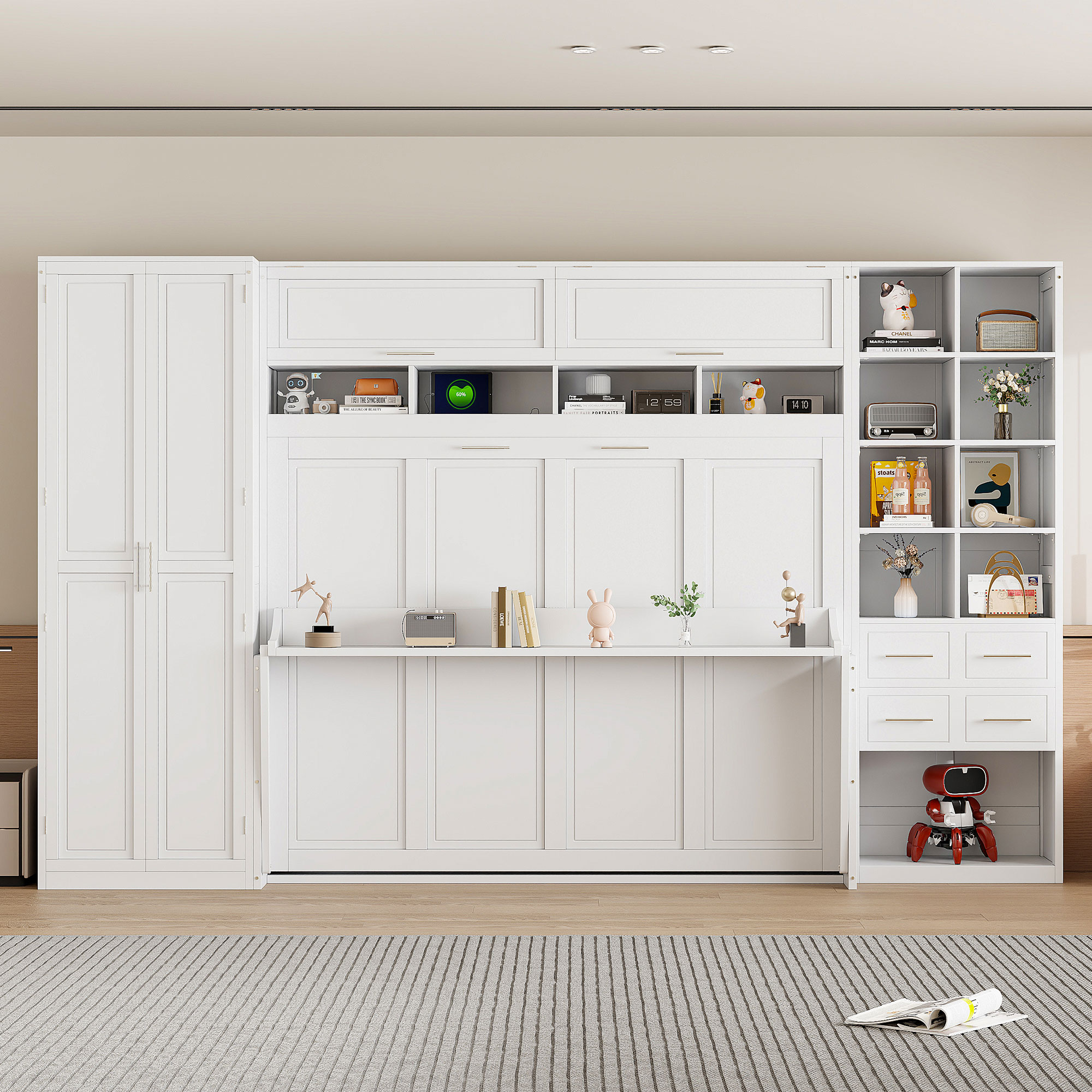 Camden Queen Murphy Bed with Side Flip