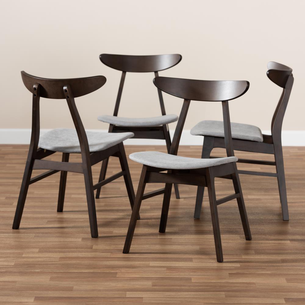 Baxton Studio 161-4PC-10466-LW Dining-Chairs - View #2