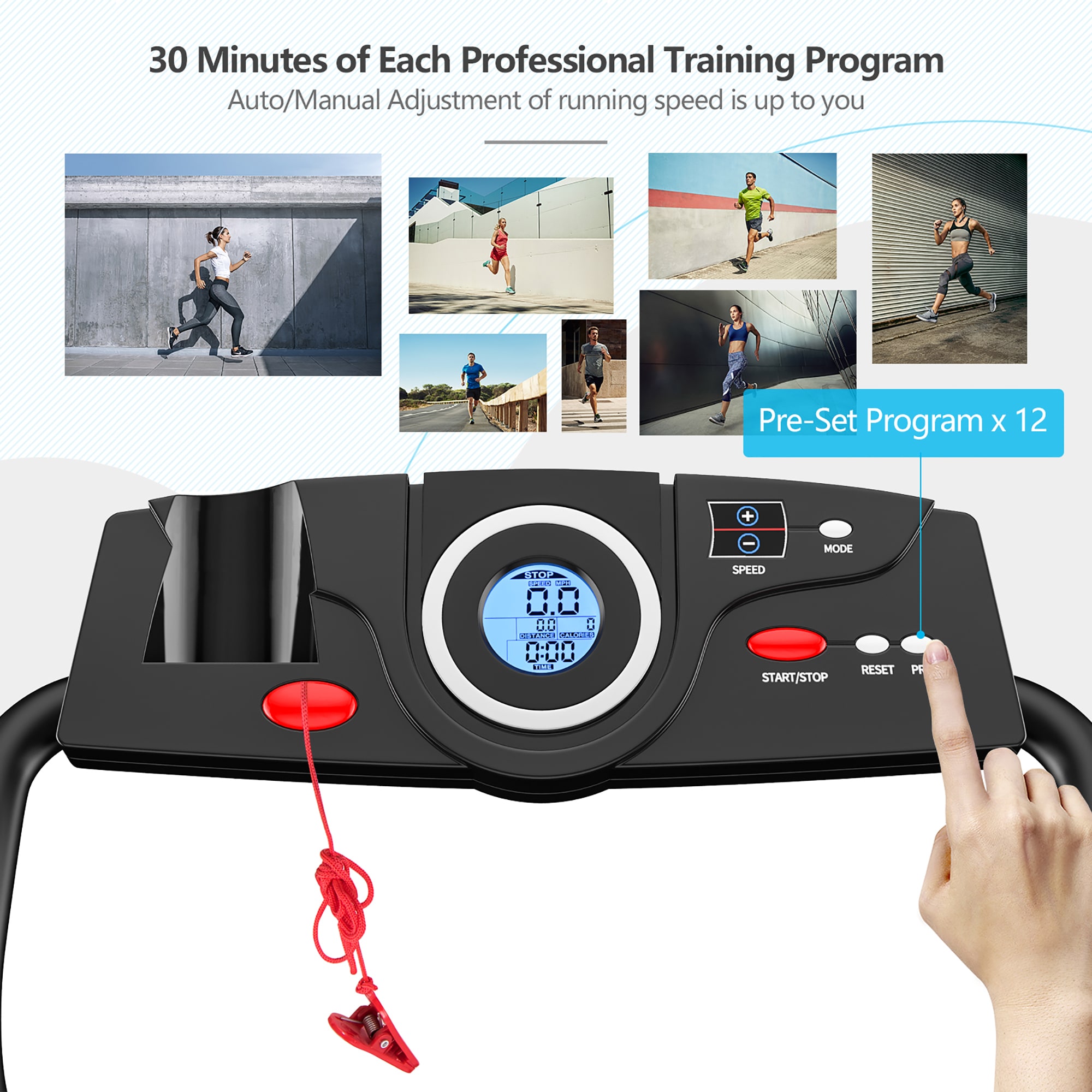 Costway SP36162 treadmills - View #7