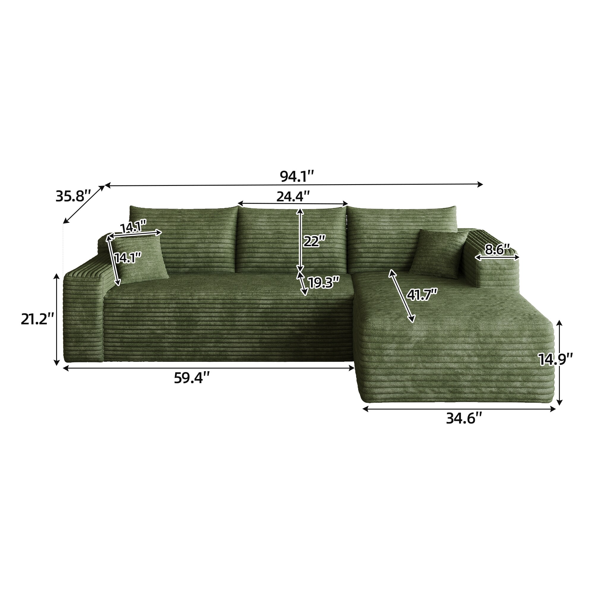 Vynxaria LS0515-W2824P427532 Sofas-Loveseats - View #6