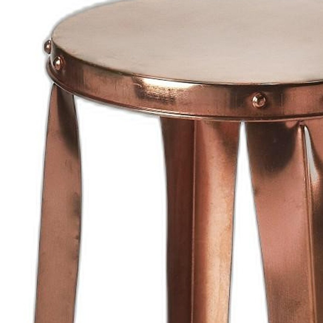 Hammered copper bar discount stools